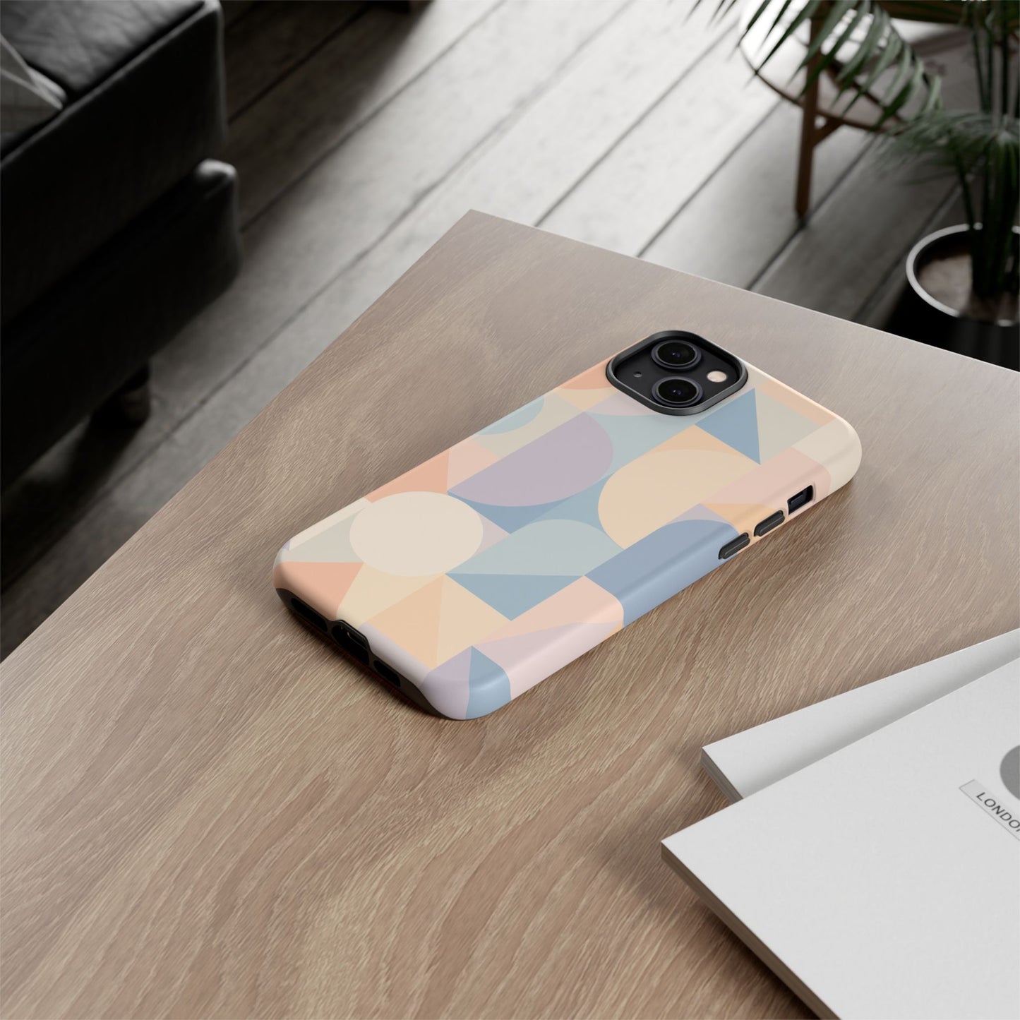 Geometric Phone Case - Stylish, Durable, Protective Cover for Everyday Use, Gift for Her, Trendy Design, Birthday, Back to School