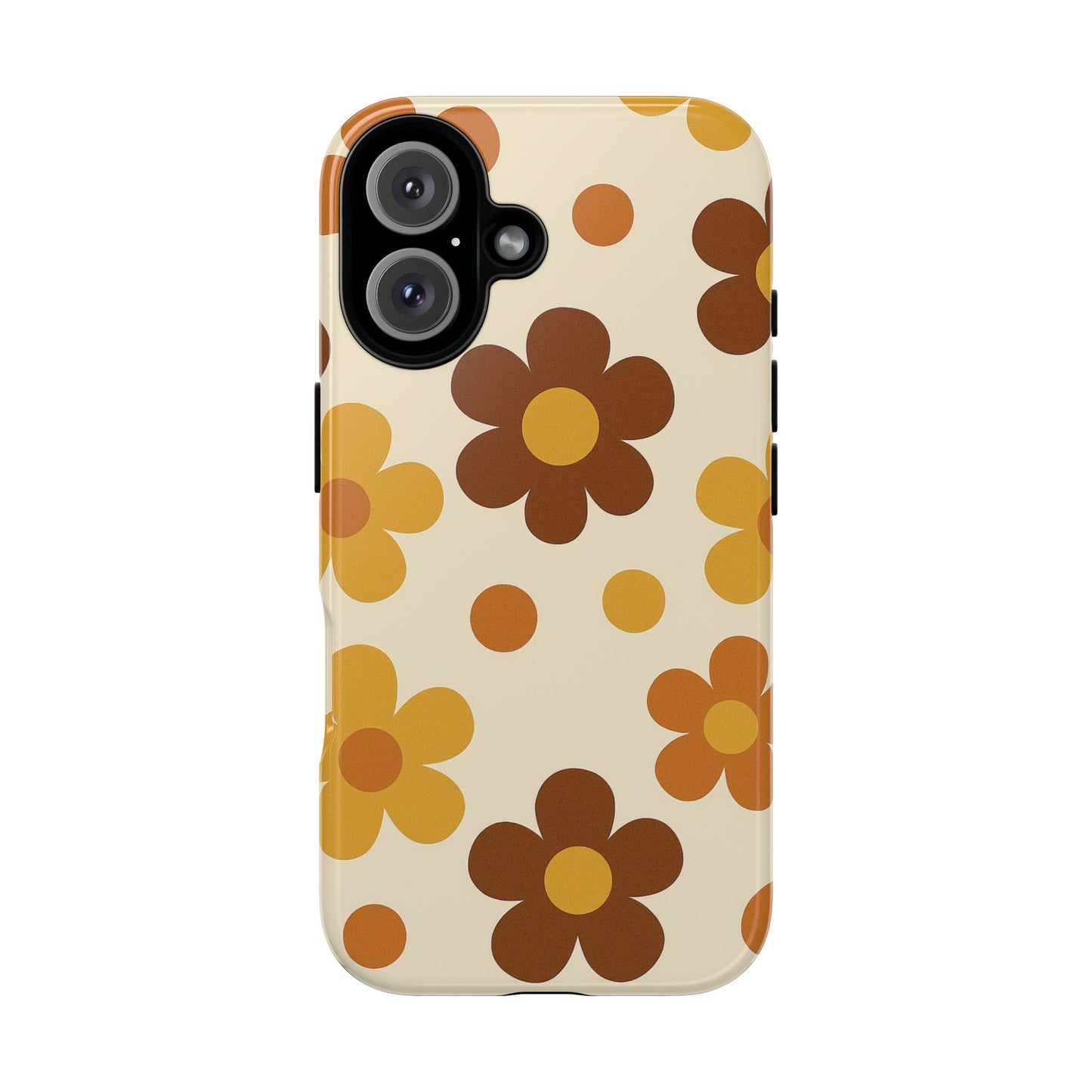 Flower Pattern Phone Case, Cute Phone Cover, Floral Design, Tough Phone Accessories, Gifts for Her, Boho Style Case