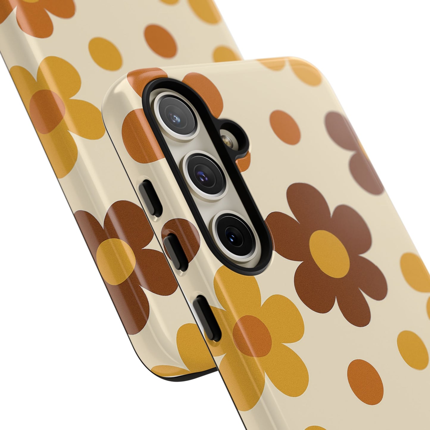 Flower Pattern Phone Case, Cute Phone Cover, Floral Design, Tough Phone Accessories, Gifts for Her, Boho Style Case