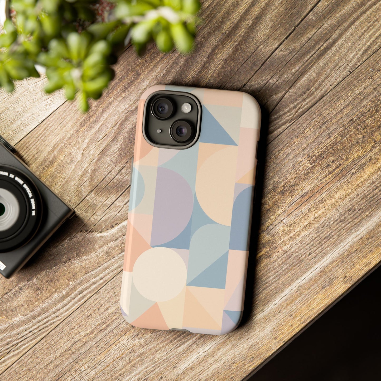 Geometric Phone Case - Stylish, Durable, Protective Cover for Everyday Use, Gift for Her, Trendy Design, Birthday, Back to School