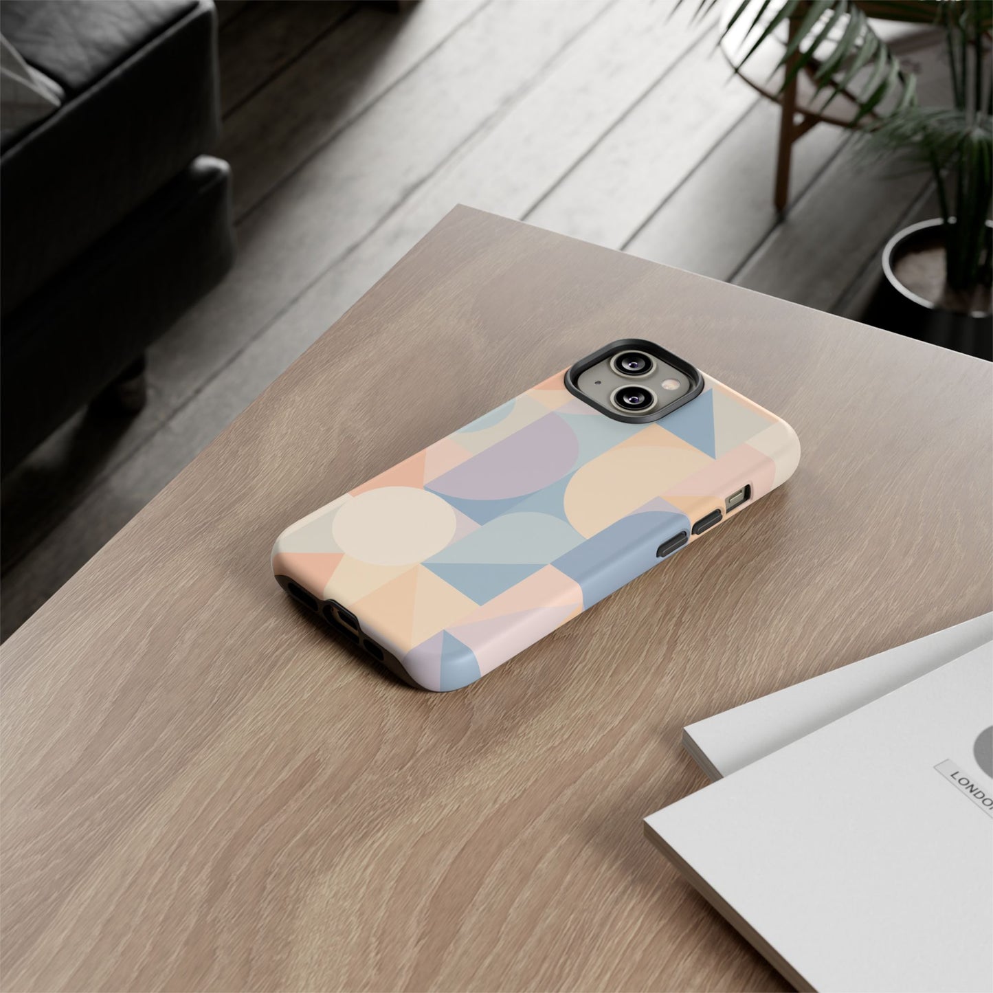 Geometric Phone Case - Stylish, Durable, Protective Cover for Everyday Use, Gift for Her, Trendy Design, Birthday, Back to School