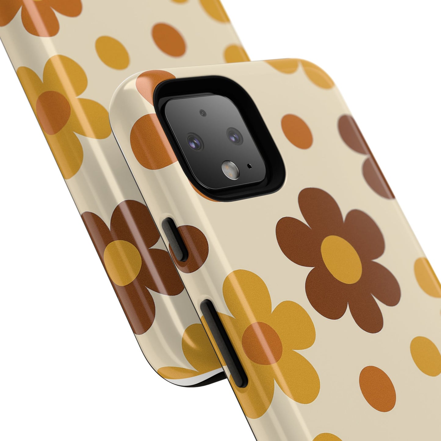 Flower Pattern Phone Case, Cute Phone Cover, Floral Design, Tough Phone Accessories, Gifts for Her, Boho Style Case