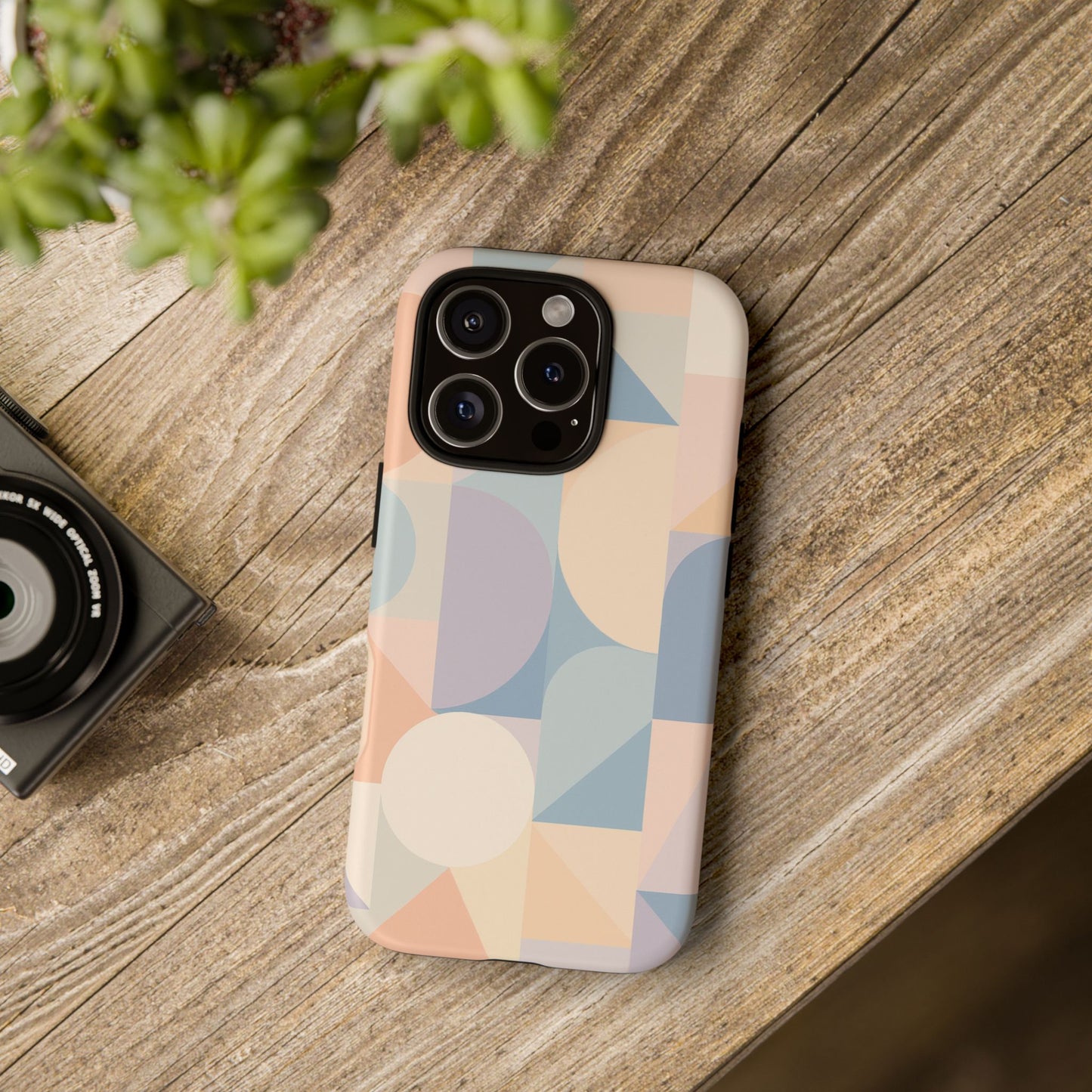 Geometric Phone Case - Stylish, Durable, Protective Cover for Everyday Use, Gift for Her, Trendy Design, Birthday, Back to School