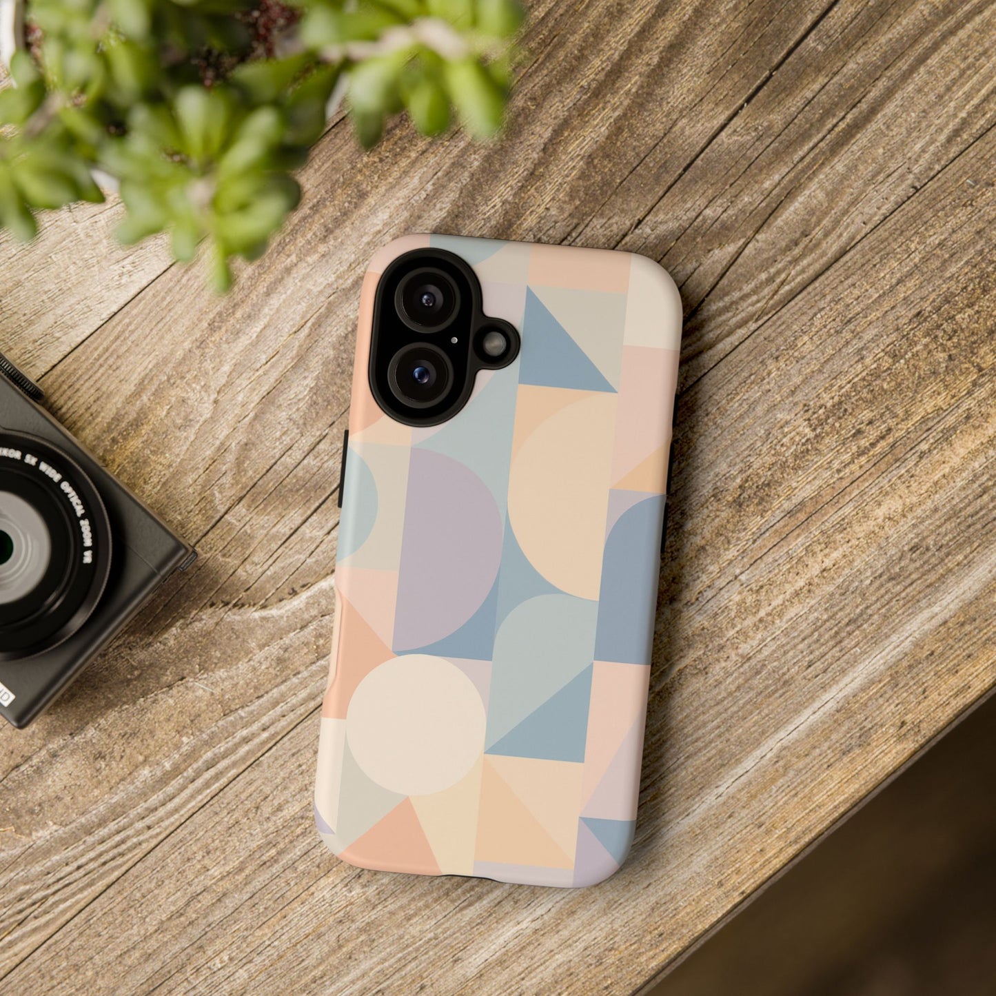 Geometric Phone Case - Stylish, Durable, Protective Cover for Everyday Use, Gift for Her, Trendy Design, Birthday, Back to School