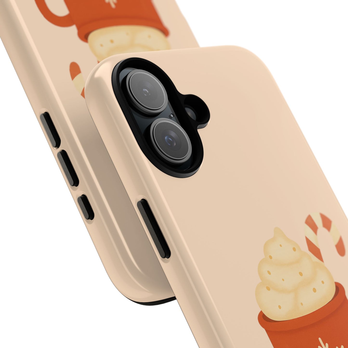 Cozy Holiday Phone Case with Hot Cocoa Design, Winter Style Cover, Cute Gift for Coffee Lovers, Seasonal Accessories, Fun Gadget Decor