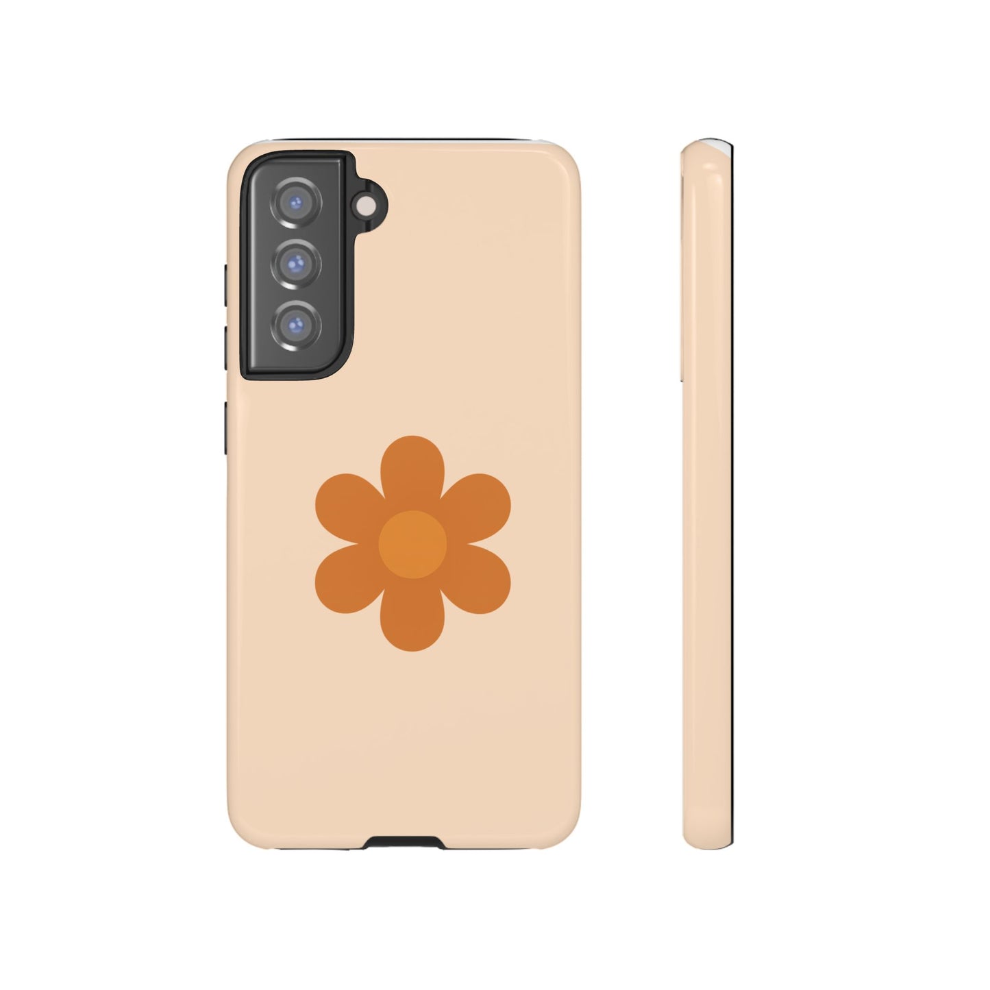 Stylish Flower Phone Case, Floral Tough Case, Trendy Mobile Cover, Cute Gift for Friends, Birthday, Everyday Use