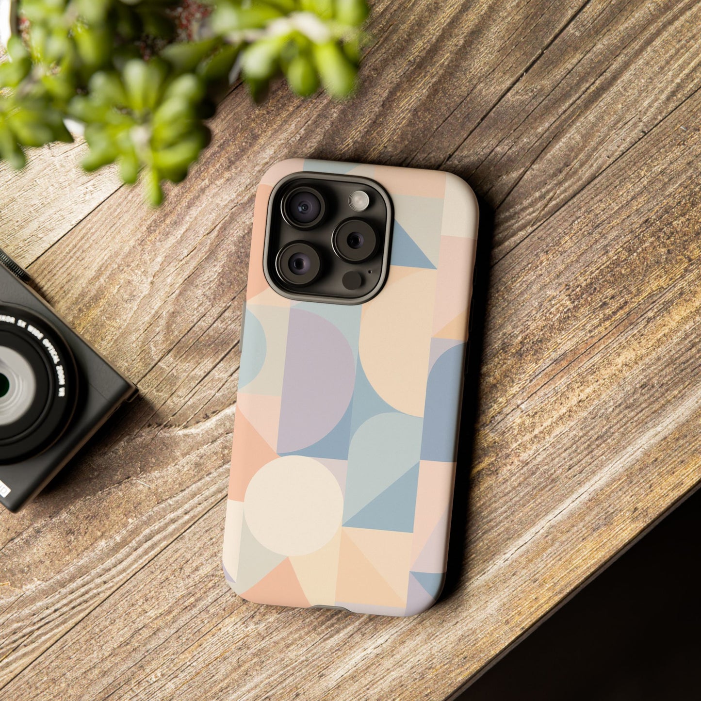 Geometric Phone Case - Stylish, Durable, Protective Cover for Everyday Use, Gift for Her, Trendy Design, Birthday, Back to School