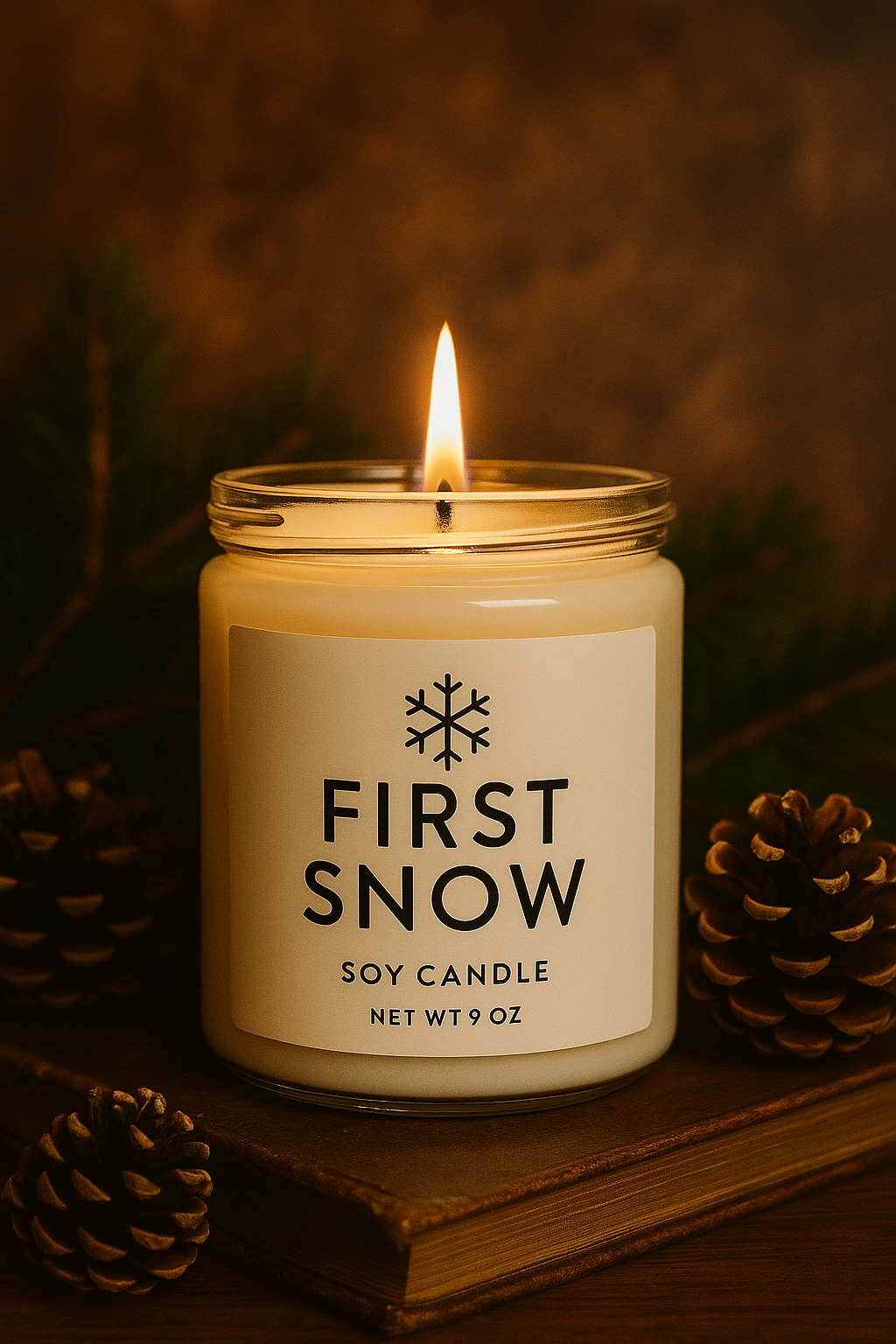 Winter Wonderland Chrismas Holiday Soy Candle
