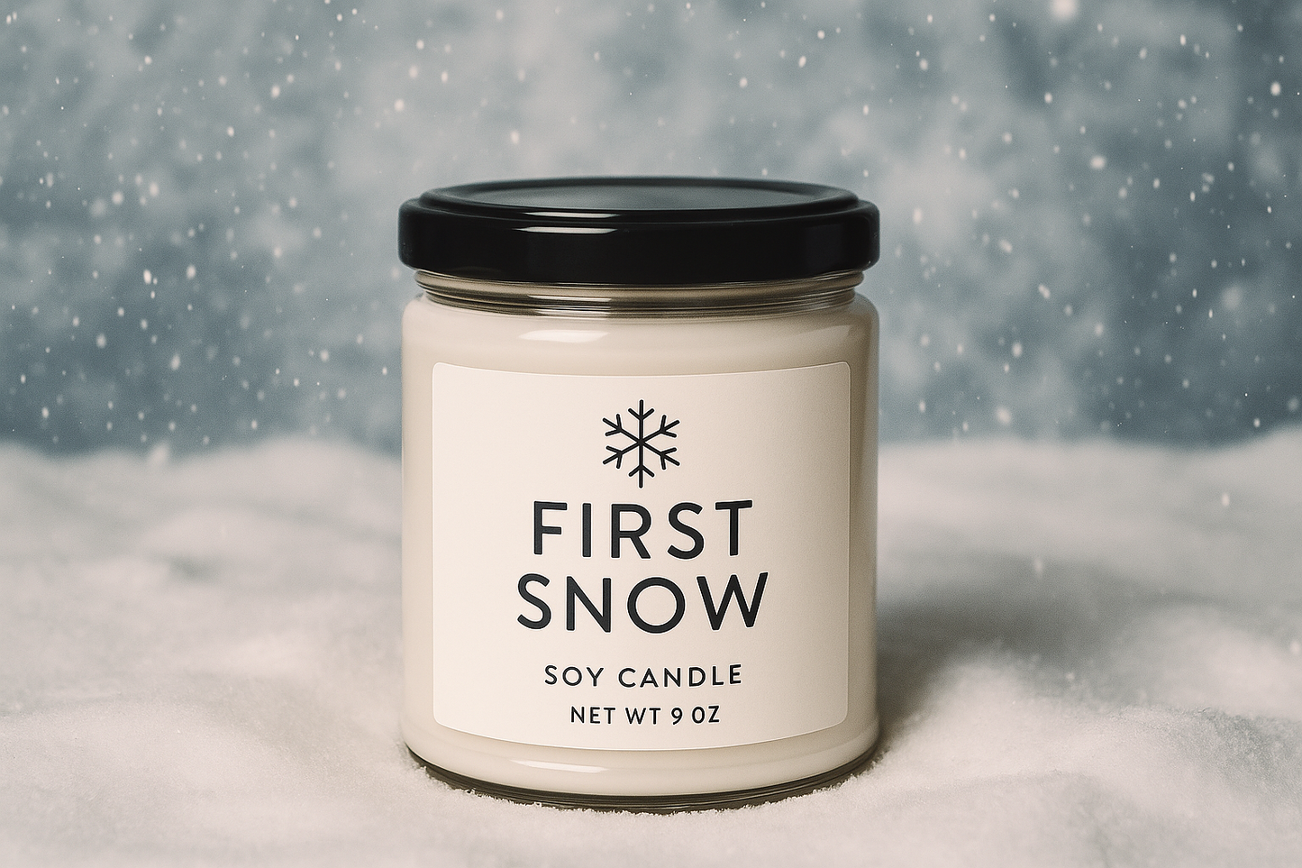 Winter Wonderland Chrismas Holiday Soy Candle