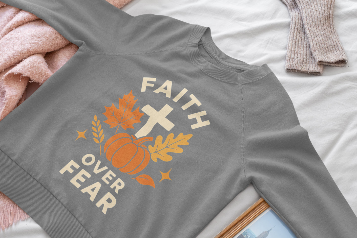 Faith Over Fear Crewneck Sweatshirt