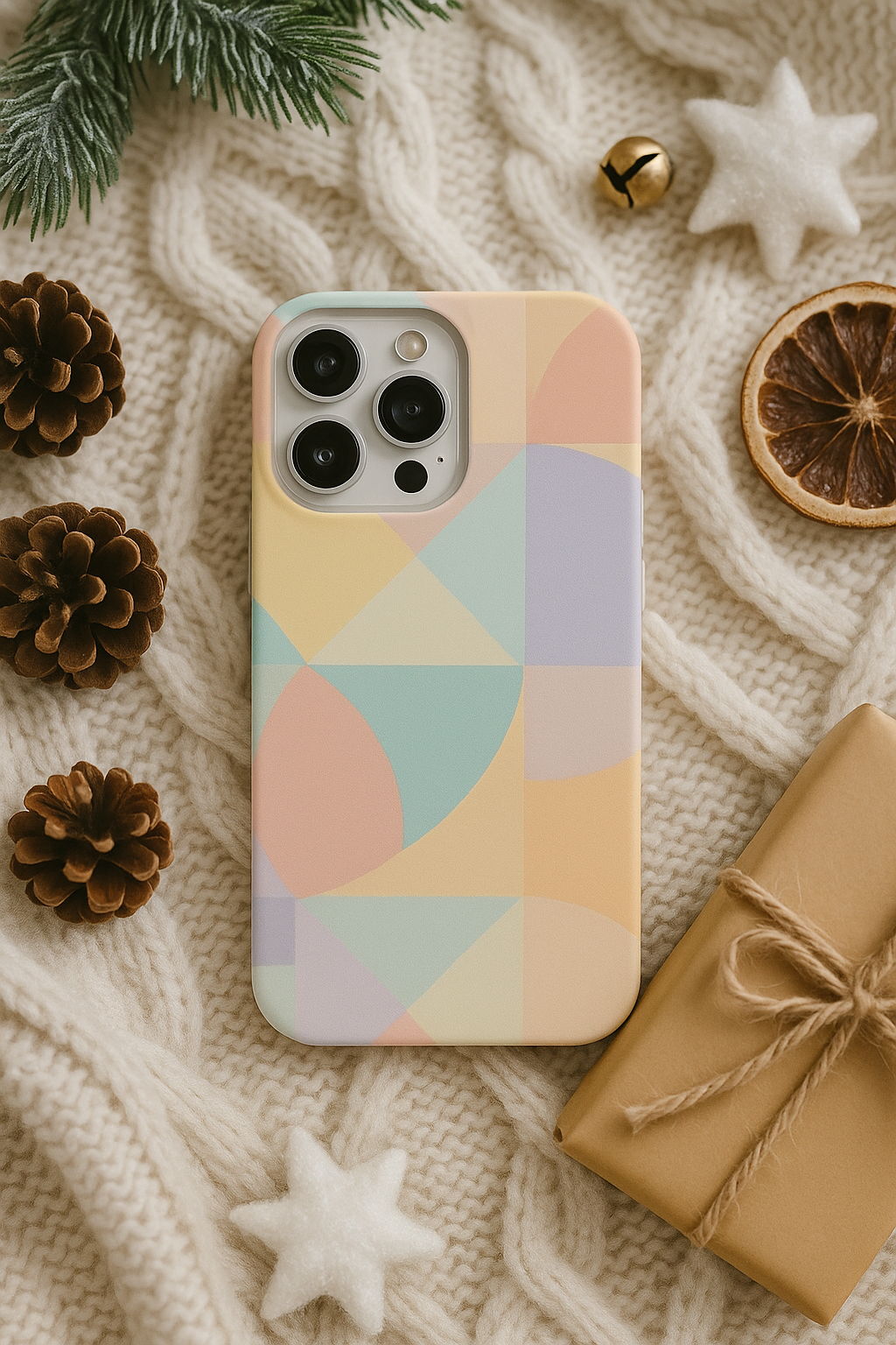 Geometric Phone Case - Stylish, Durable, Protective Cover for Everyday Use, Gift for Her, Trendy Design, Birthday, Back to School