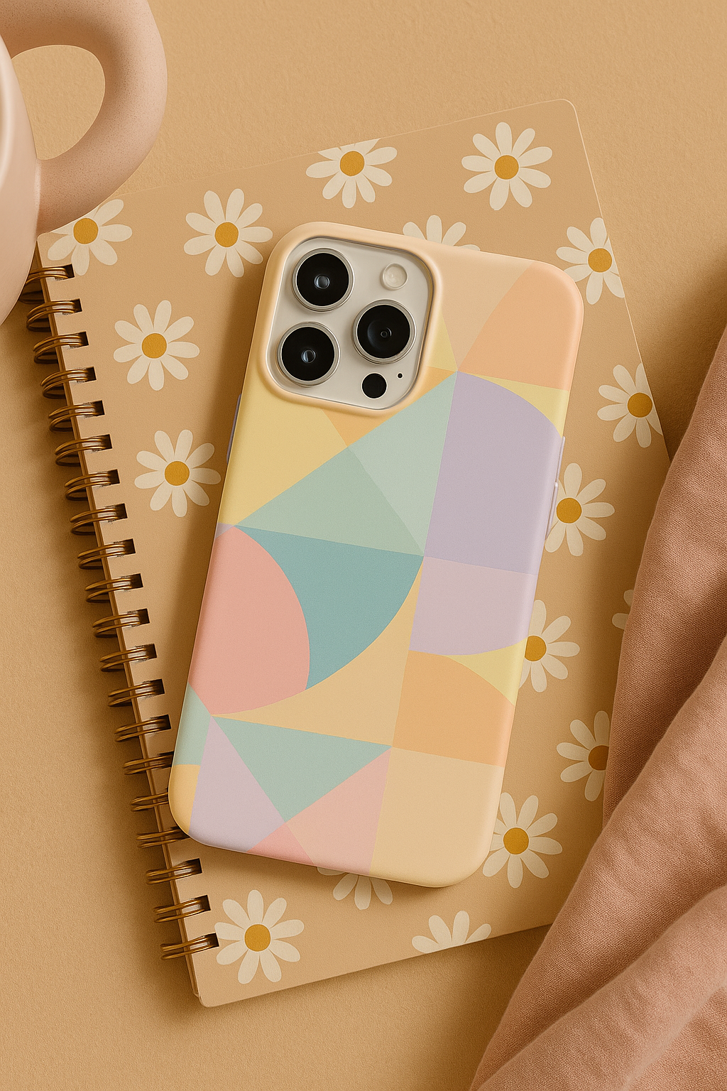 Geometric Phone Case - Stylish, Durable, Protective Cover for Everyday Use, Gift for Her, Trendy Design, Birthday, Back to School