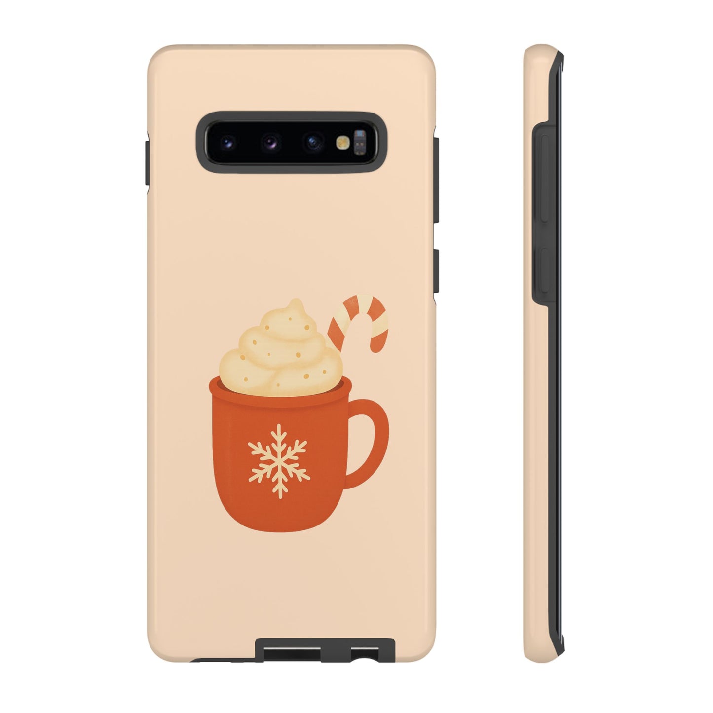 Cozy Holiday Phone Case with Hot Cocoa Design, Winter Style Cover, Cute Gift for Coffee Lovers, Seasonal Accessories, Fun Gadget Decor