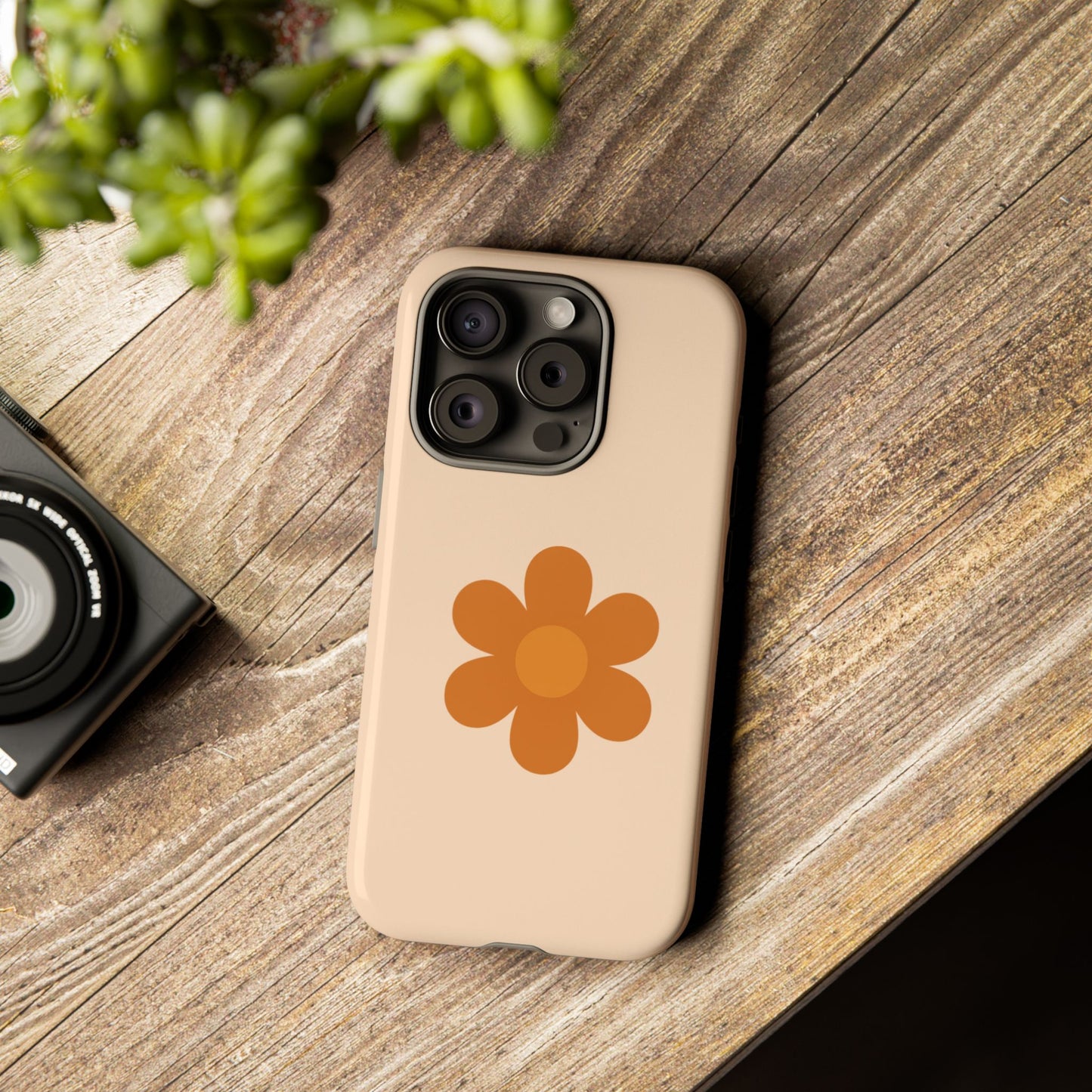 Stylish Flower Phone Case, Floral Tough Case, Trendy Mobile Cover, Cute Gift for Friends, Birthday, Everyday Use