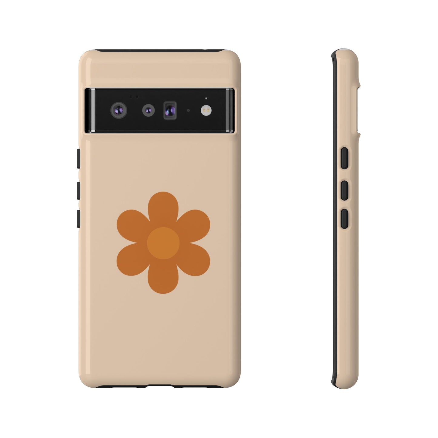 Stylish Flower Phone Case, Floral Tough Case, Trendy Mobile Cover, Cute Gift for Friends, Birthday, Everyday Use