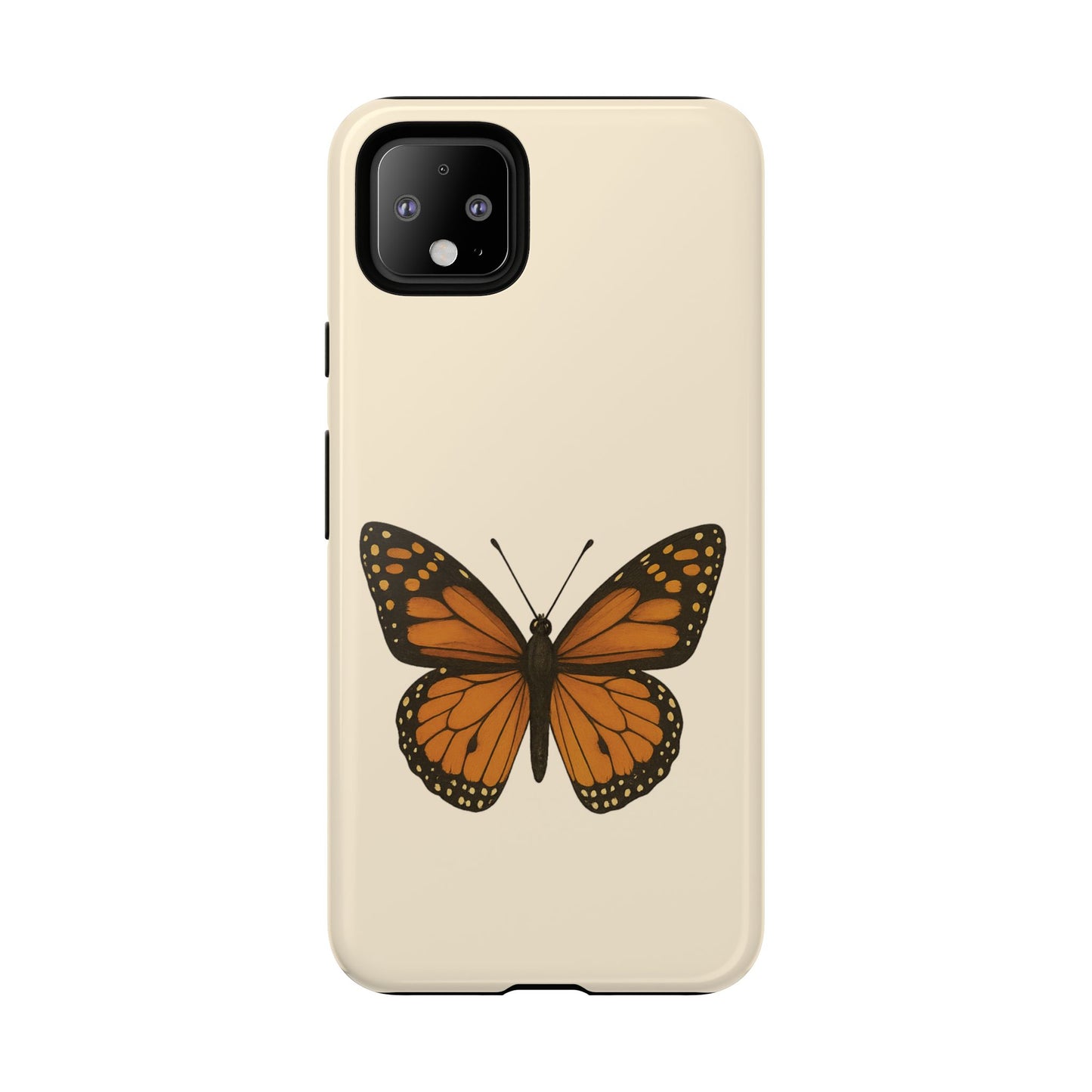 Butterfly Phone Case, Tough Phone Cover for Nature Lovers, Floral Design, Gift for Her, Trendy Cell Phone Protector