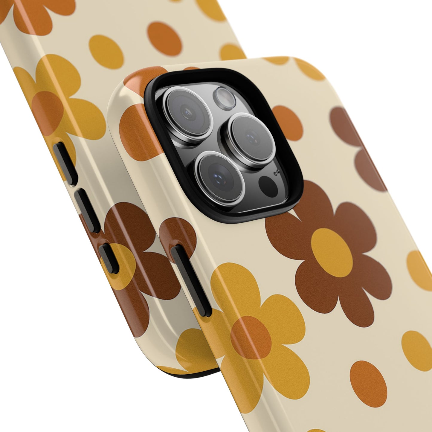 Flower Pattern Phone Case, Cute Phone Cover, Floral Design, Tough Phone Accessories, Gifts for Her, Boho Style Case