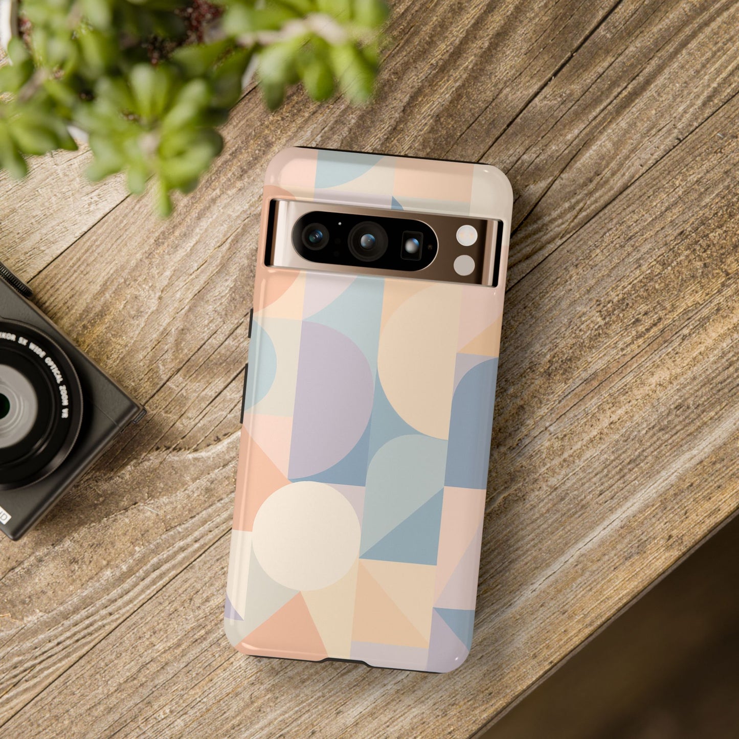 Geometric Phone Case - Stylish, Durable, Protective Cover for Everyday Use, Gift for Her, Trendy Design, Birthday, Back to School