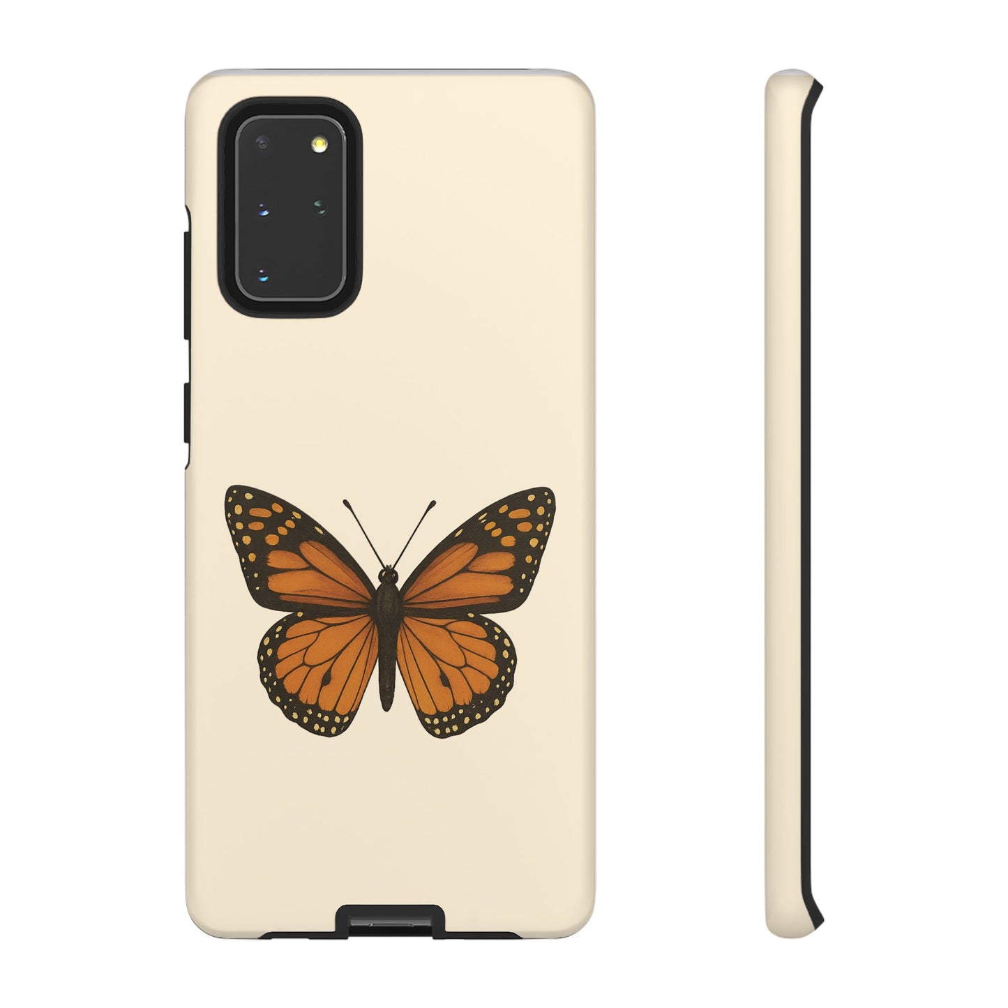 Butterfly Phone Case, Tough Phone Cover for Nature Lovers, Floral Design, Gift for Her, Trendy Cell Phone Protector