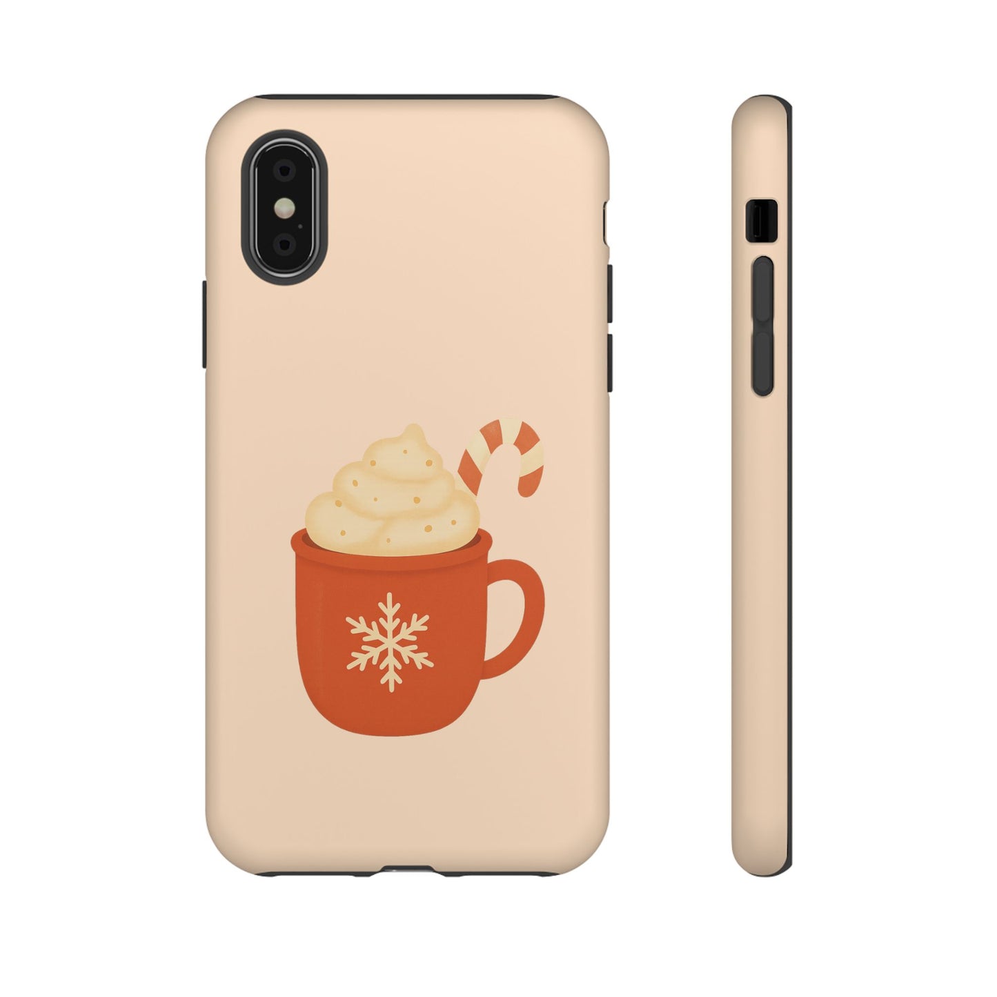 Cozy Holiday Phone Case with Hot Cocoa Design, Winter Style Cover, Cute Gift for Coffee Lovers, Seasonal Accessories, Fun Gadget Decor