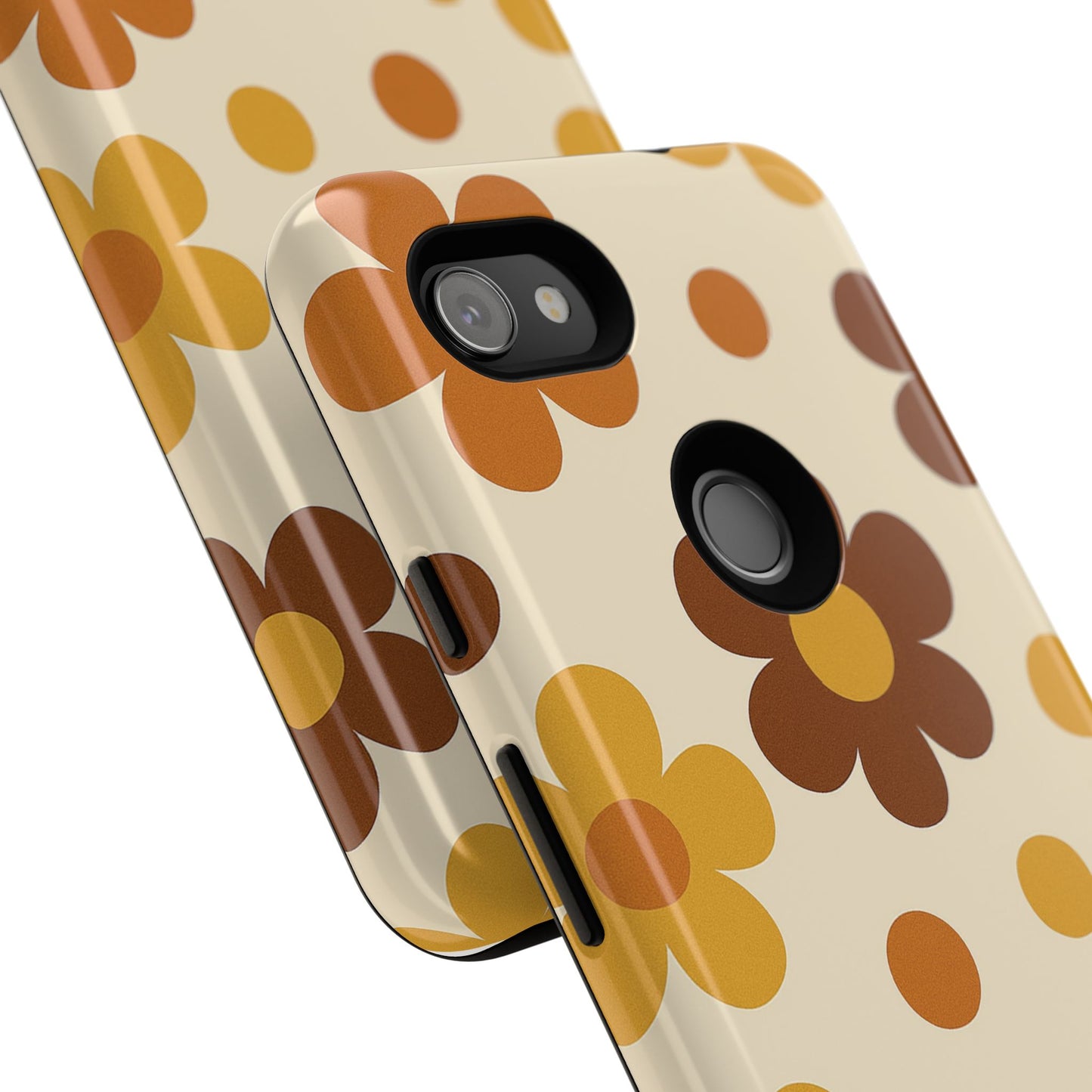 Flower Pattern Phone Case, Cute Phone Cover, Floral Design, Tough Phone Accessories, Gifts for Her, Boho Style Case