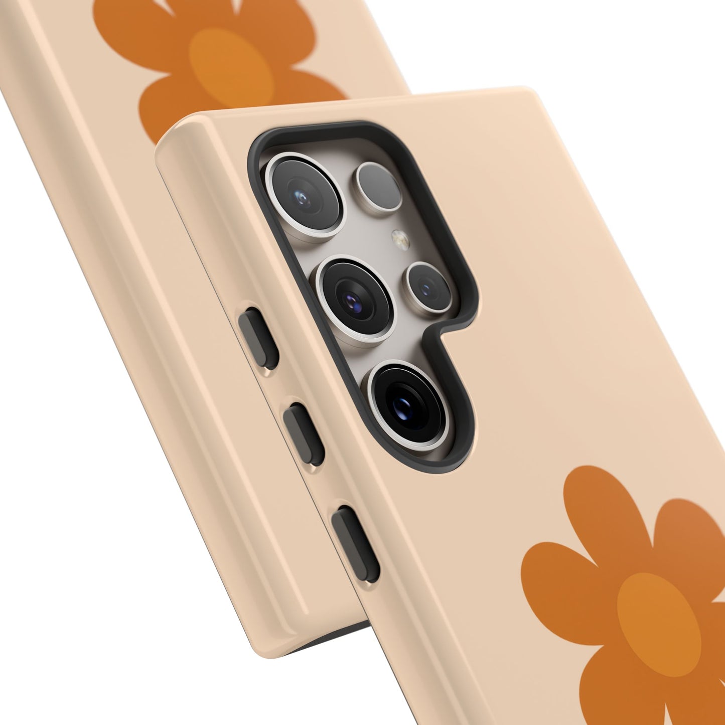 Stylish Flower Phone Case, Floral Tough Case, Trendy Mobile Cover, Cute Gift for Friends, Birthday, Everyday Use