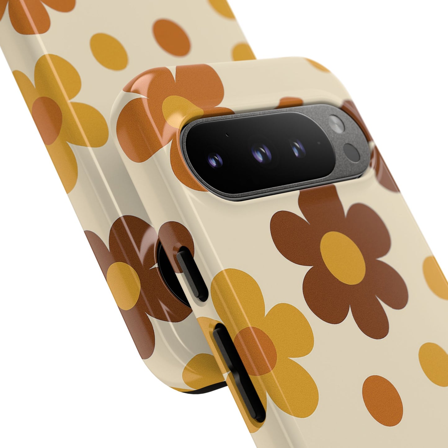 Flower Pattern Phone Case, Cute Phone Cover, Floral Design, Tough Phone Accessories, Gifts for Her, Boho Style Case