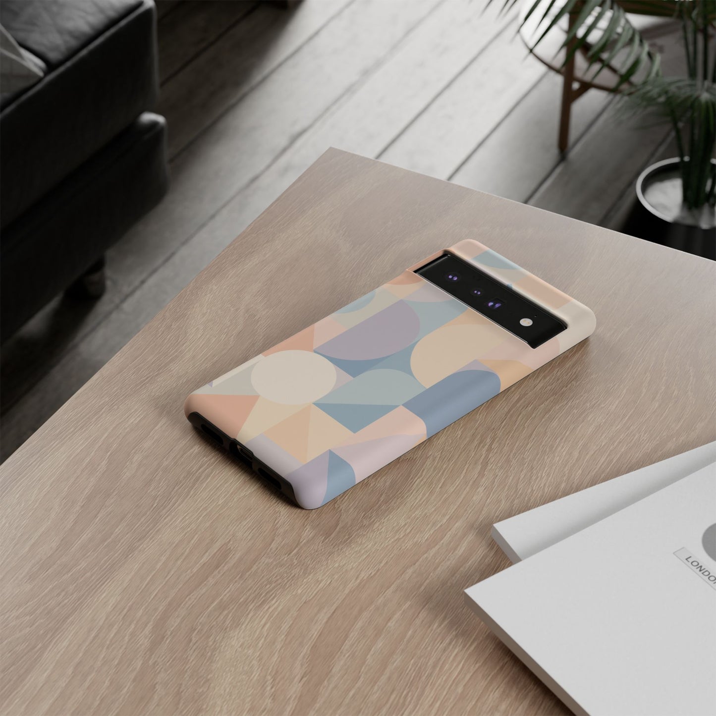 Geometric Phone Case - Stylish, Durable, Protective Cover for Everyday Use, Gift for Her, Trendy Design, Birthday, Back to School