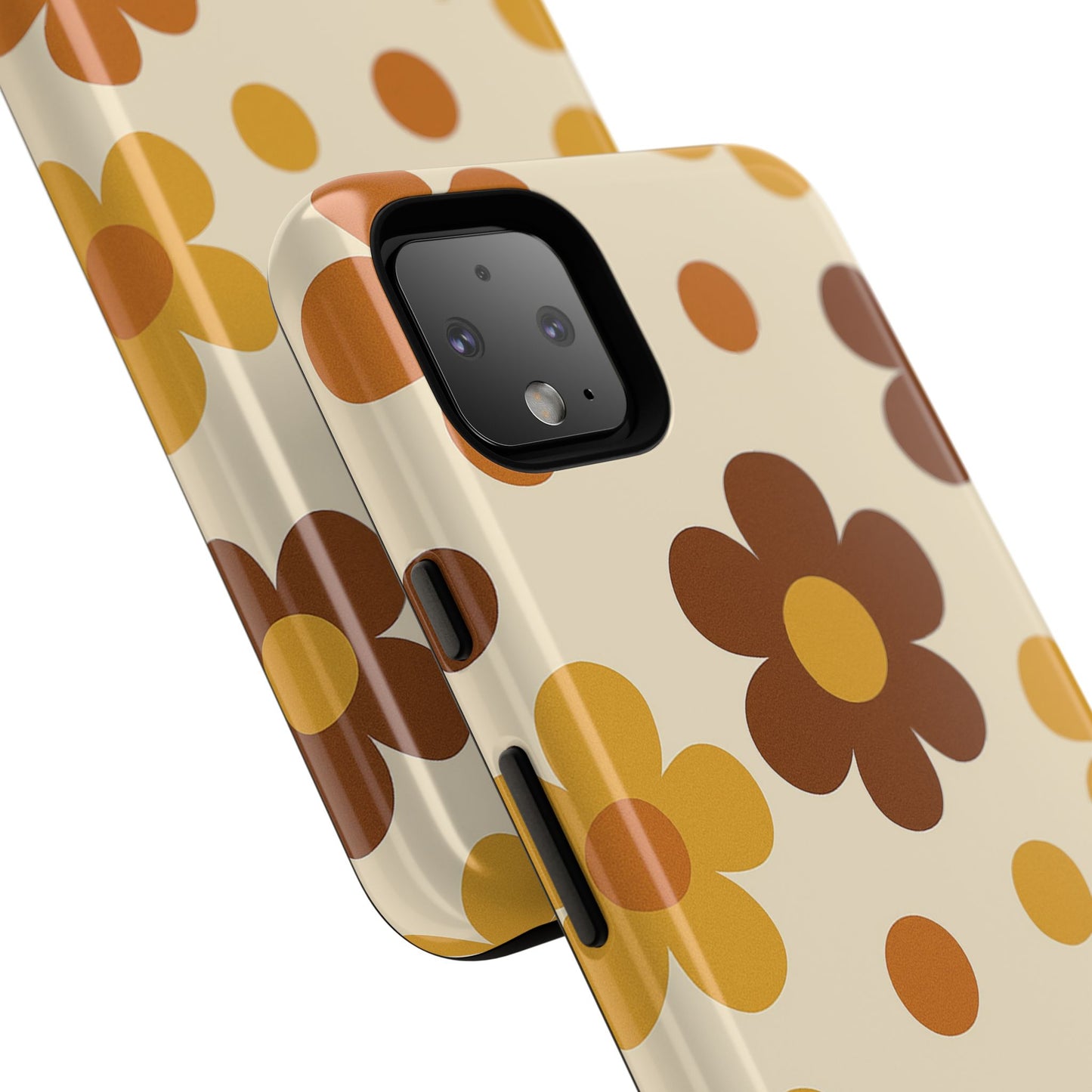 Flower Pattern Phone Case, Cute Phone Cover, Floral Design, Tough Phone Accessories, Gifts for Her, Boho Style Case