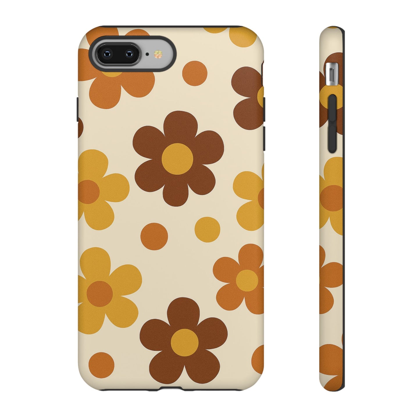 Flower Pattern Phone Case, Cute Phone Cover, Floral Design, Tough Phone Accessories, Gifts for Her, Boho Style Case