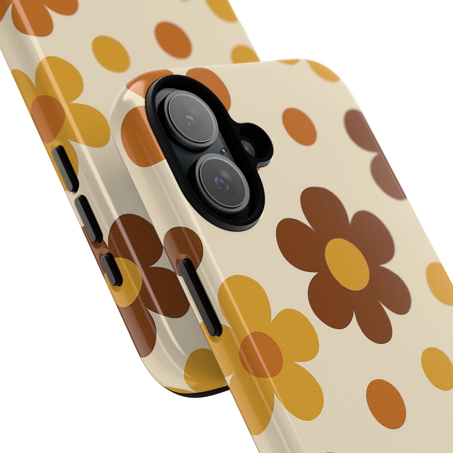 Flower Pattern Phone Case, Cute Phone Cover, Floral Design, Tough Phone Accessories, Gifts for Her, Boho Style Case