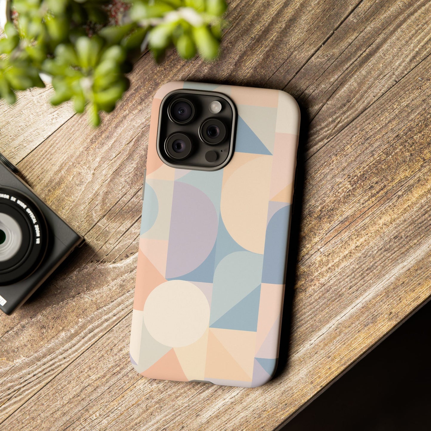 Geometric Phone Case - Stylish, Durable, Protective Cover for Everyday Use, Gift for Her, Trendy Design, Birthday, Back to School