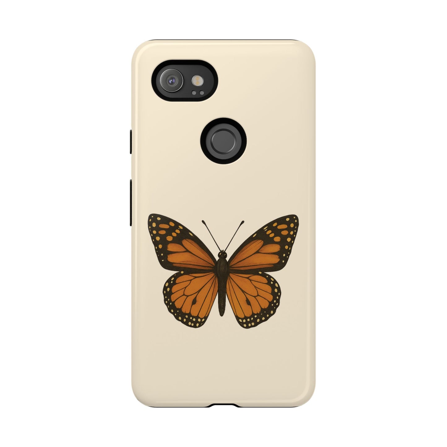 Butterfly Phone Case, Tough Phone Cover for Nature Lovers, Floral Design, Gift for Her, Trendy Cell Phone Protector