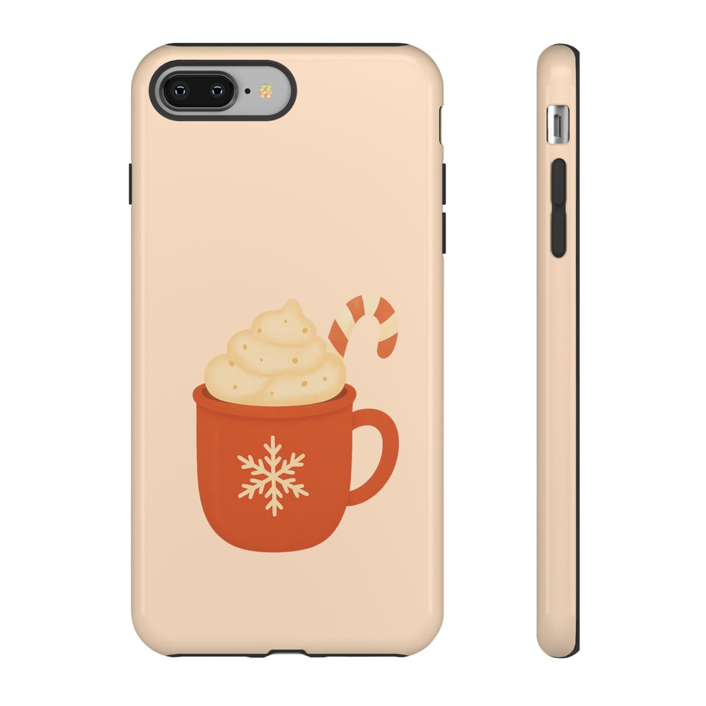 Cozy Holiday Phone Case with Hot Cocoa Design, Winter Style Cover, Cute Gift for Coffee Lovers, Seasonal Accessories, Fun Gadget Decor