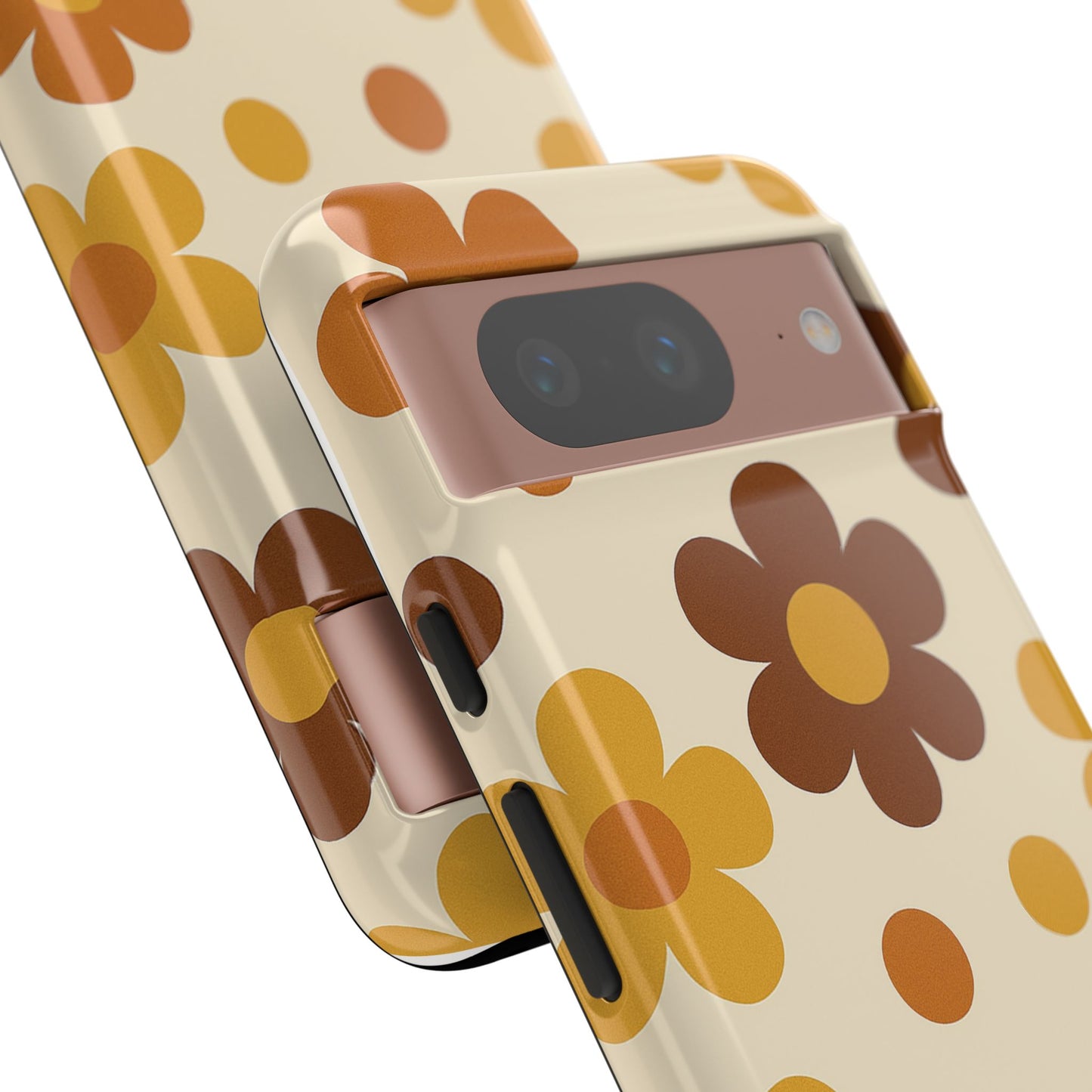Flower Pattern Phone Case, Cute Phone Cover, Floral Design, Tough Phone Accessories, Gifts for Her, Boho Style Case