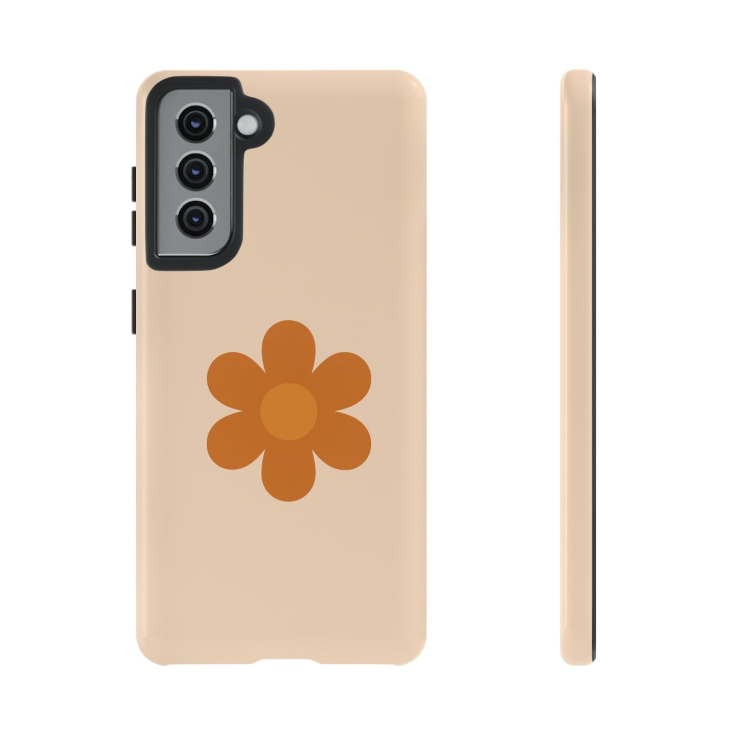 Stylish Flower Phone Case, Floral Tough Case, Trendy Mobile Cover, Cute Gift for Friends, Birthday, Everyday Use