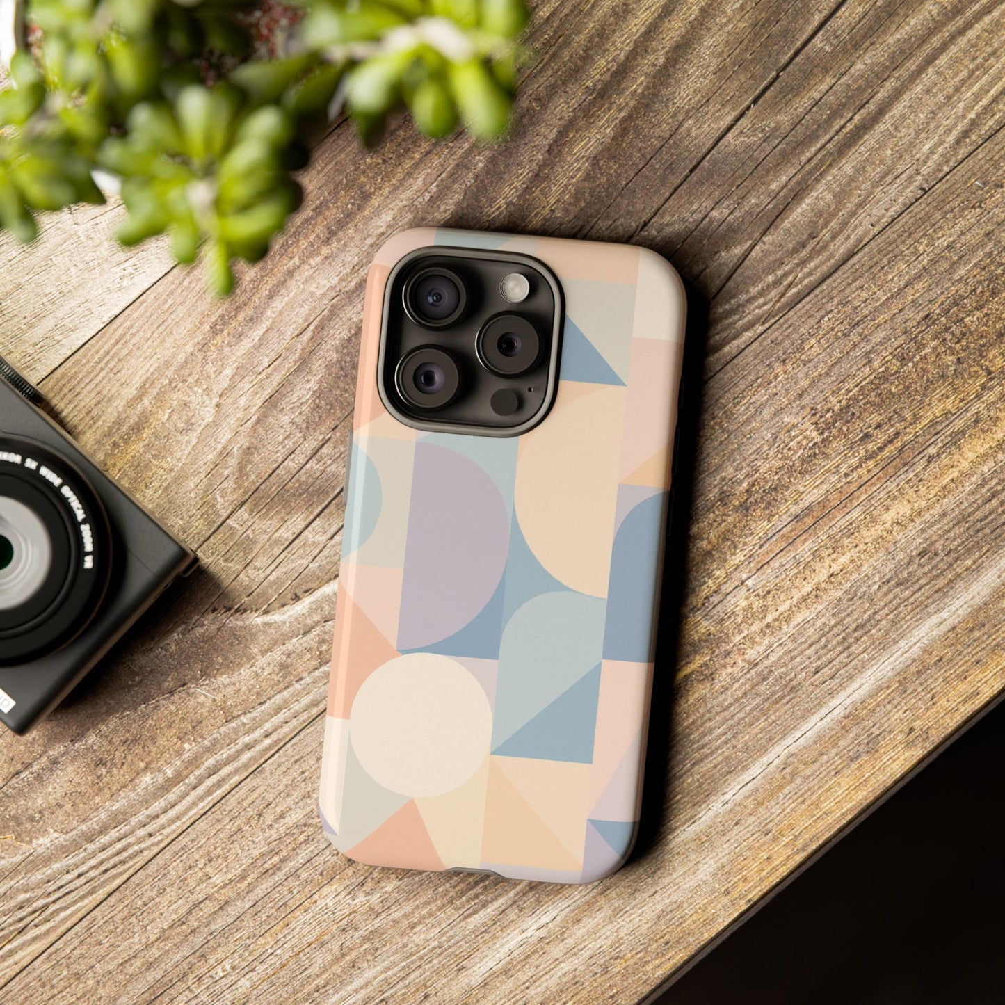 Geometric Phone Case - Stylish, Durable, Protective Cover for Everyday Use, Gift for Her, Trendy Design, Birthday, Back to School