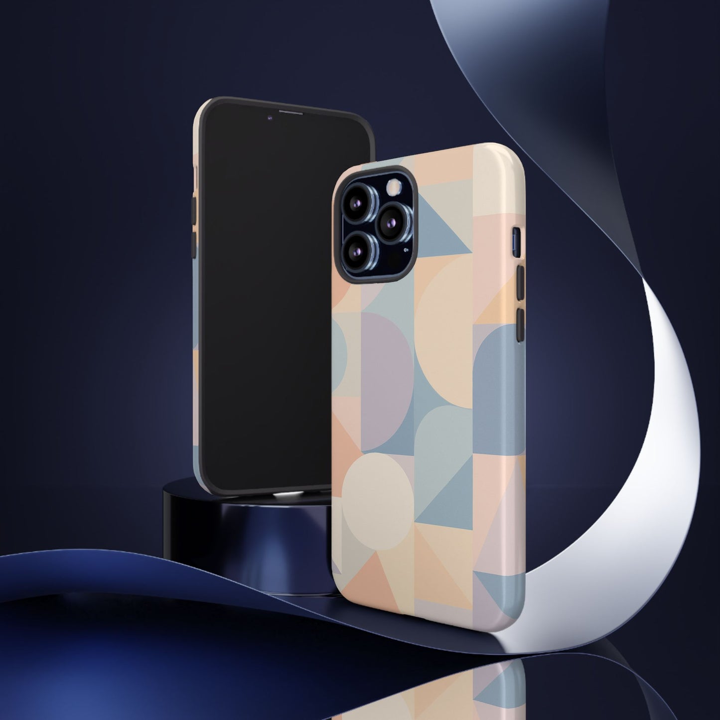 Geometric Phone Case - Stylish, Durable, Protective Cover for Everyday Use, Gift for Her, Trendy Design, Birthday, Back to School