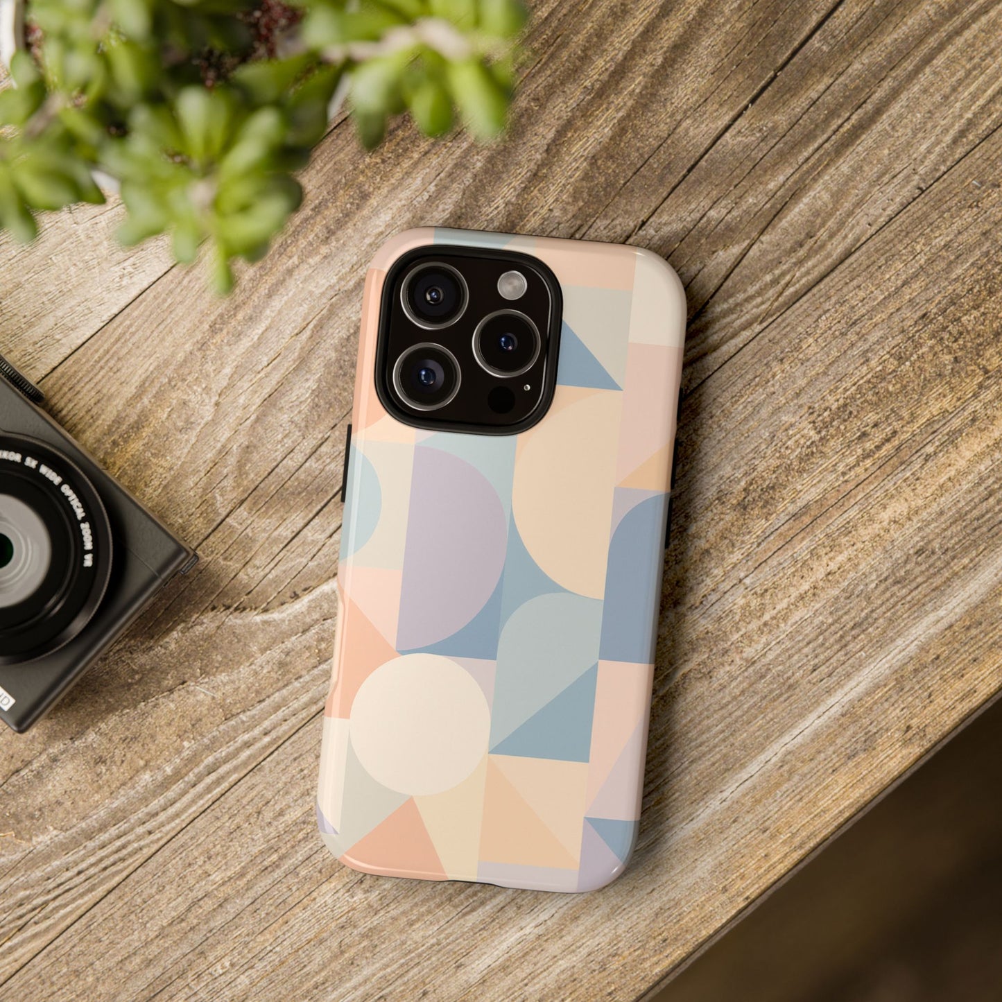 Geometric Phone Case - Stylish, Durable, Protective Cover for Everyday Use, Gift for Her, Trendy Design, Birthday, Back to School