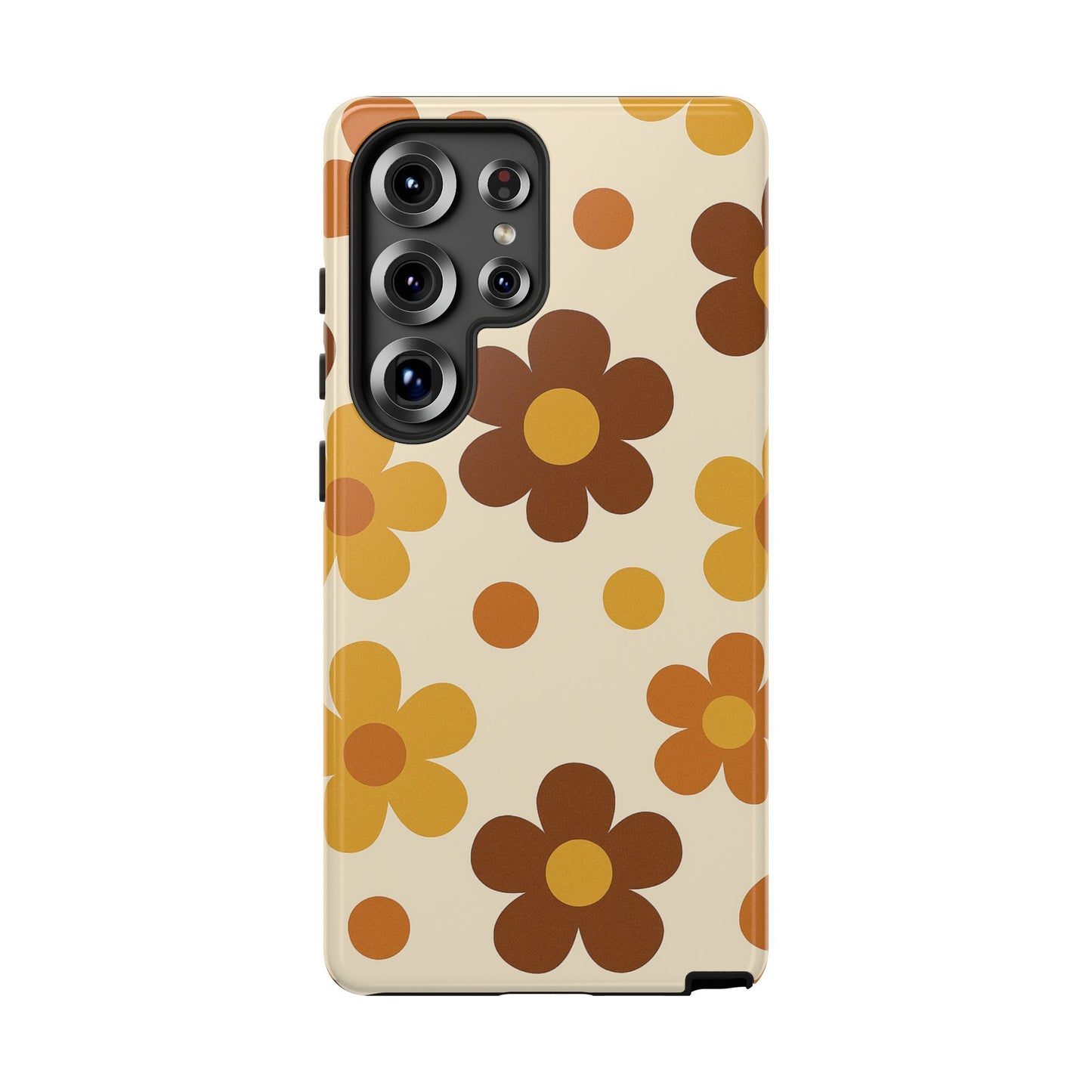 Flower Pattern Phone Case, Cute Phone Cover, Floral Design, Tough Phone Accessories, Gifts for Her, Boho Style Case