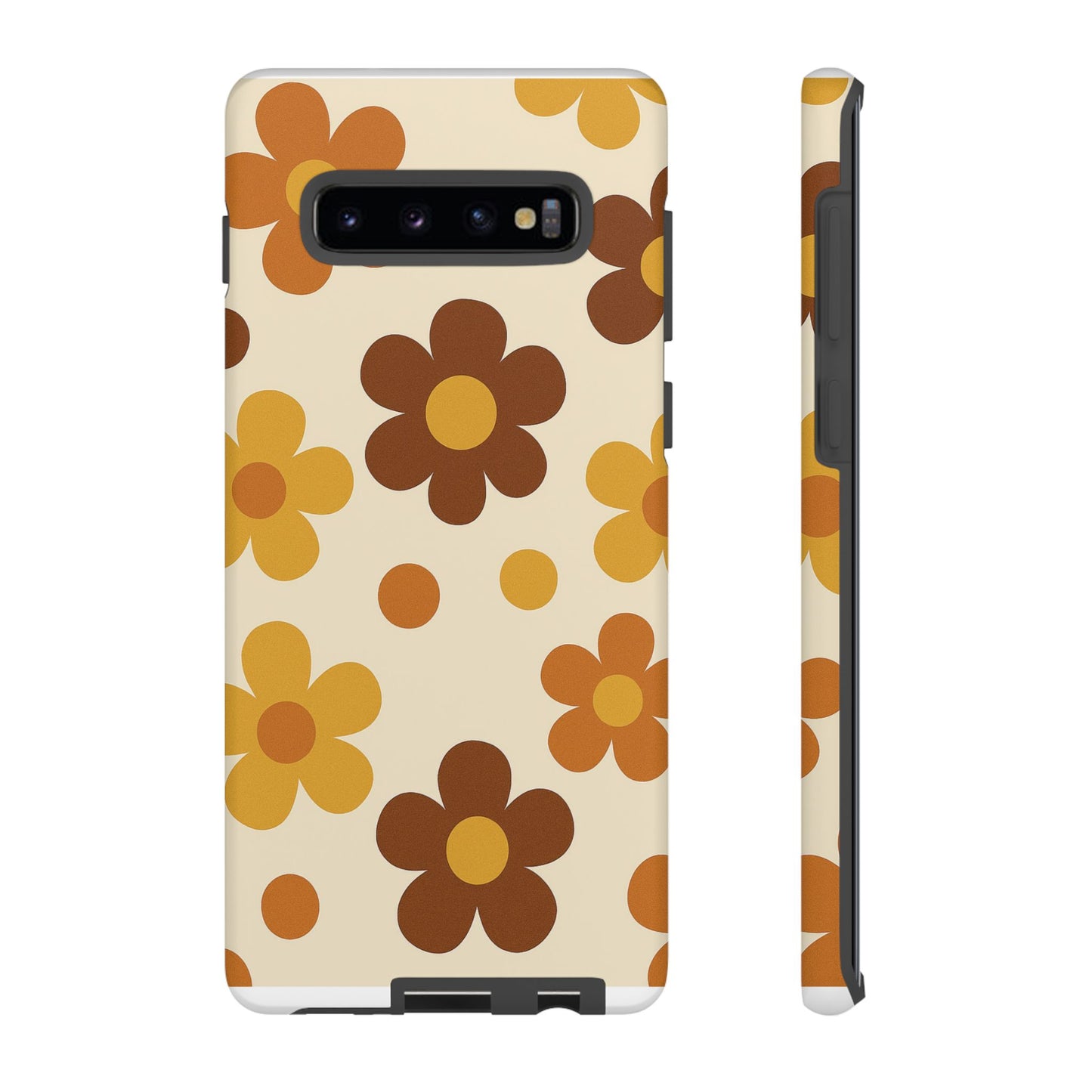 Flower Pattern Phone Case, Cute Phone Cover, Floral Design, Tough Phone Accessories, Gifts for Her, Boho Style Case