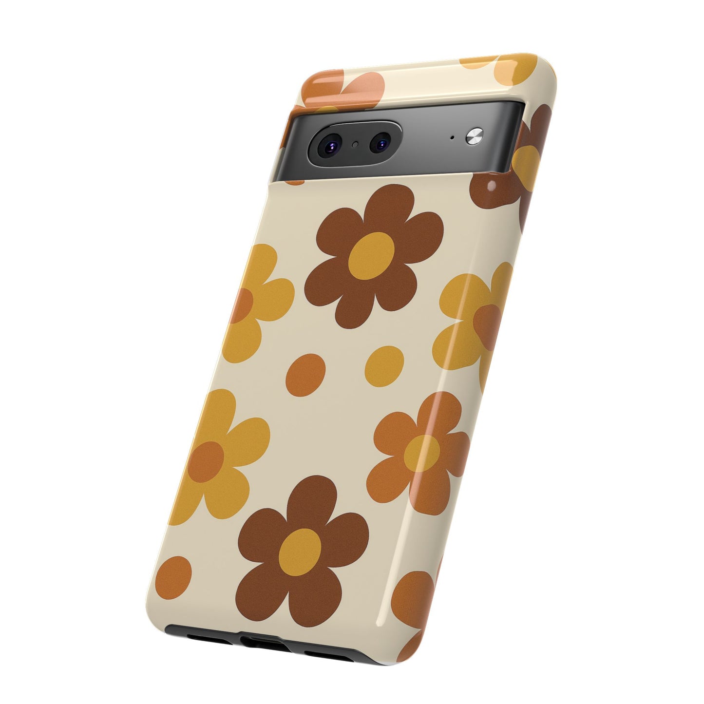 Flower Pattern Phone Case, Cute Phone Cover, Floral Design, Tough Phone Accessories, Gifts for Her, Boho Style Case