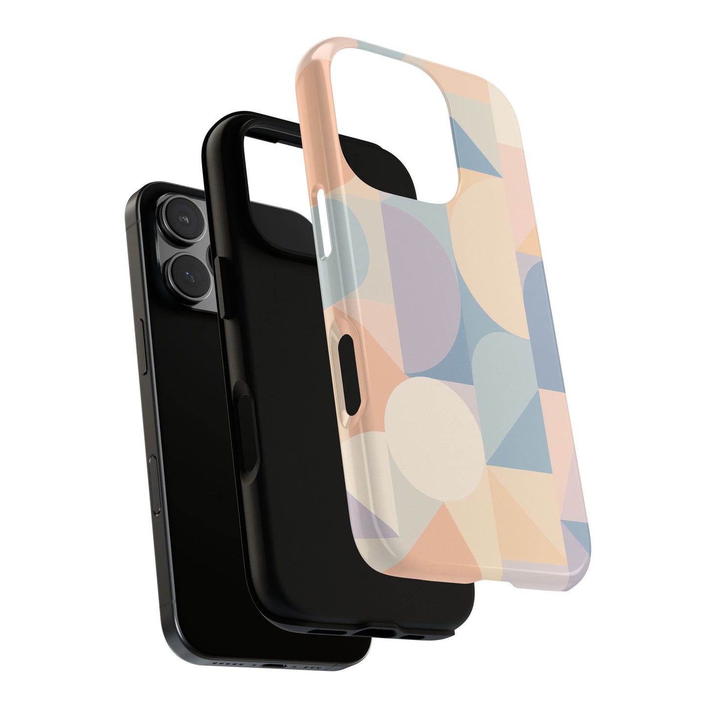 Geometric Phone Case - Stylish, Durable, Protective Cover for Everyday Use, Gift for Her, Trendy Design, Birthday, Back to School