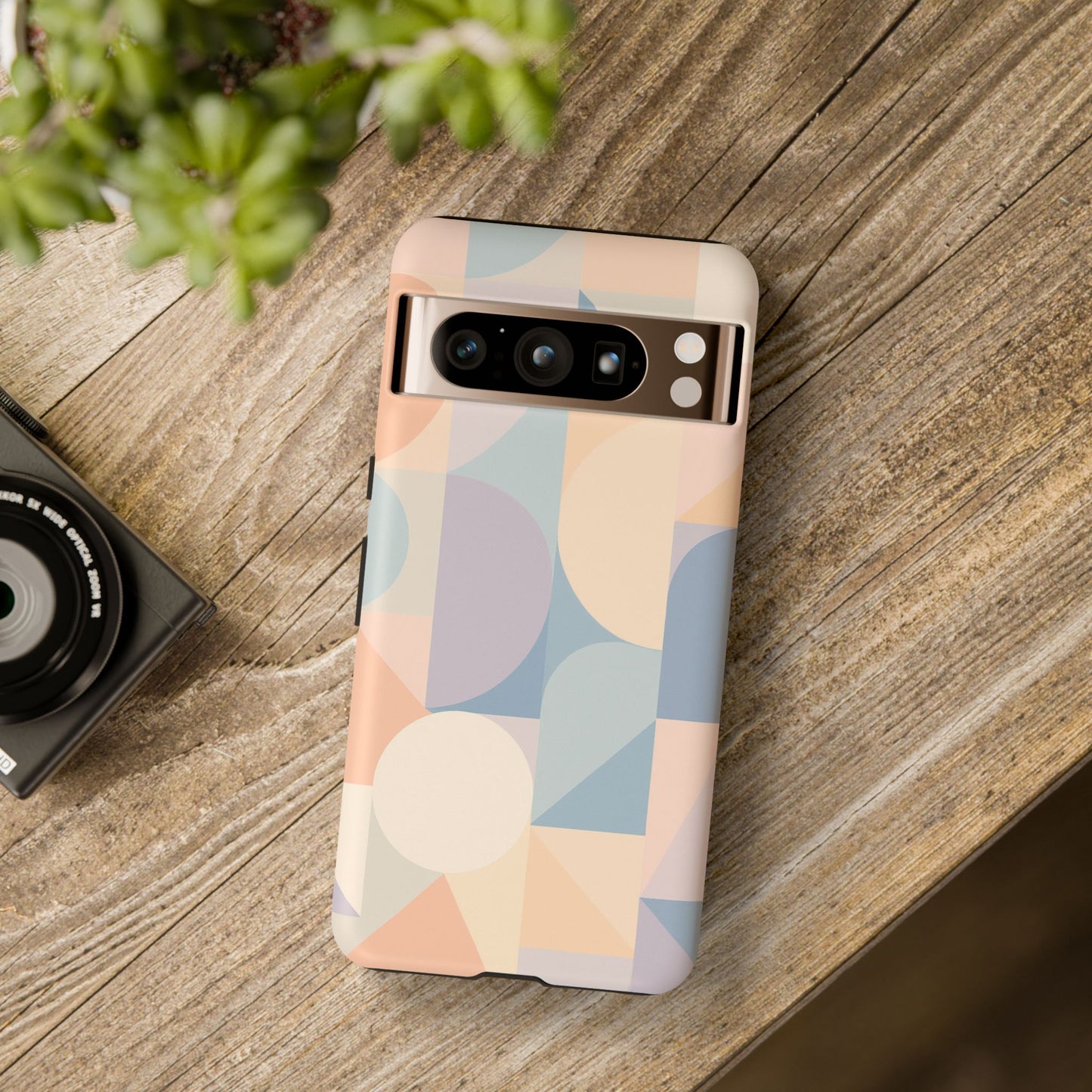Geometric Phone Case - Stylish, Durable, Protective Cover for Everyday Use, Gift for Her, Trendy Design, Birthday, Back to School