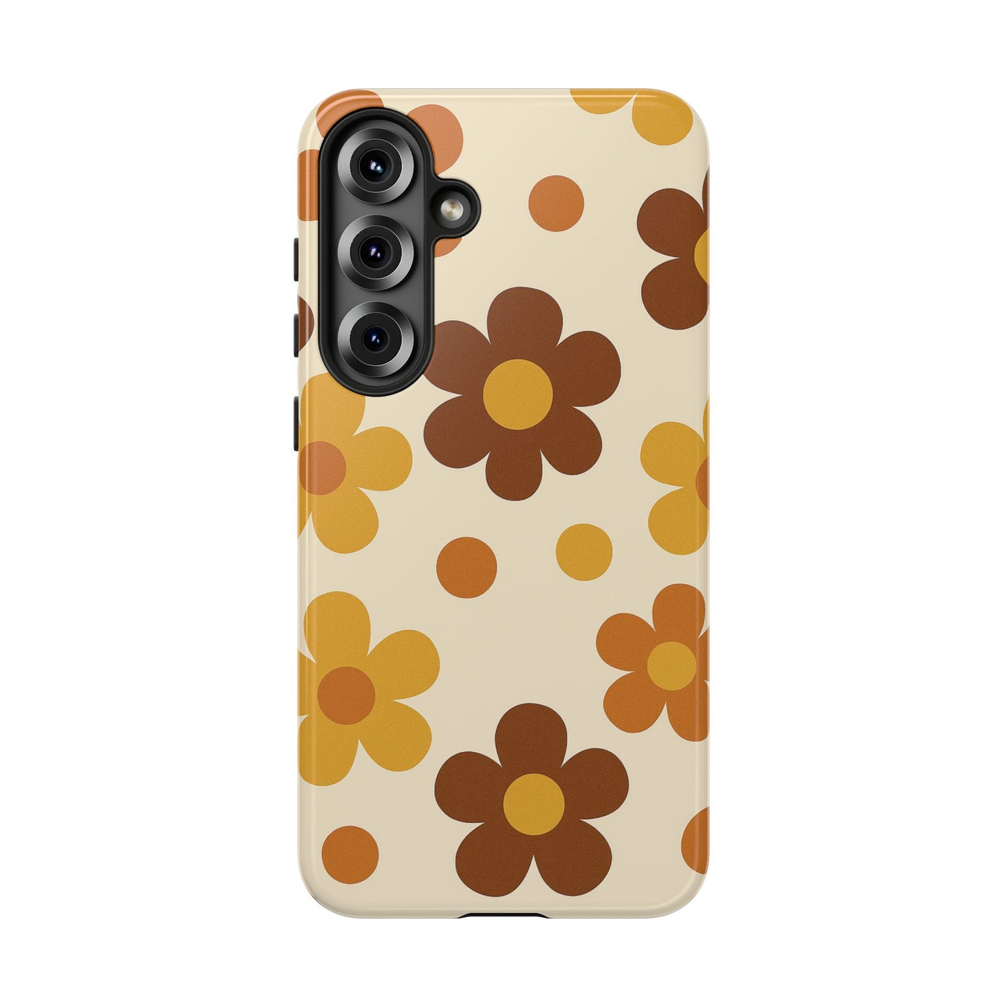 Flower Pattern Phone Case, Cute Phone Cover, Floral Design, Tough Phone Accessories, Gifts for Her, Boho Style Case