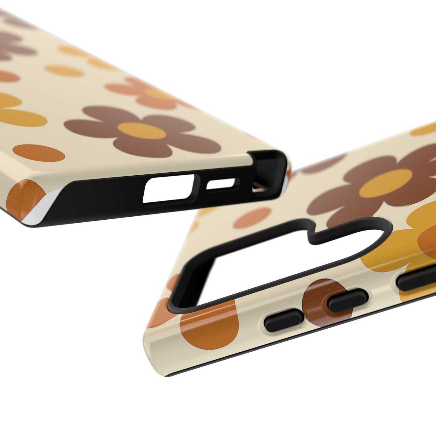 Flower Pattern Phone Case, Cute Phone Cover, Floral Design, Tough Phone Accessories, Gifts for Her, Boho Style Case