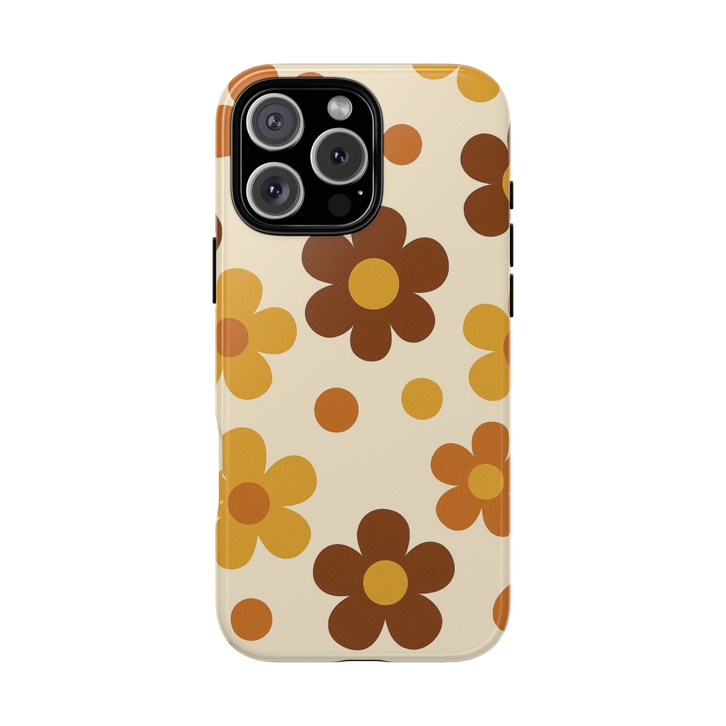 Flower Pattern Phone Case, Cute Phone Cover, Floral Design, Tough Phone Accessories, Gifts for Her, Boho Style Case