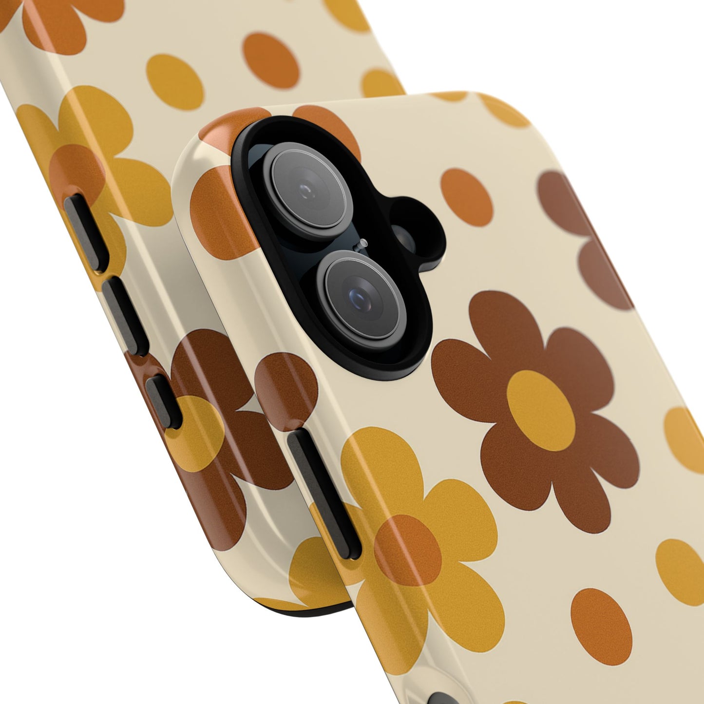 Flower Pattern Phone Case, Cute Phone Cover, Floral Design, Tough Phone Accessories, Gifts for Her, Boho Style Case