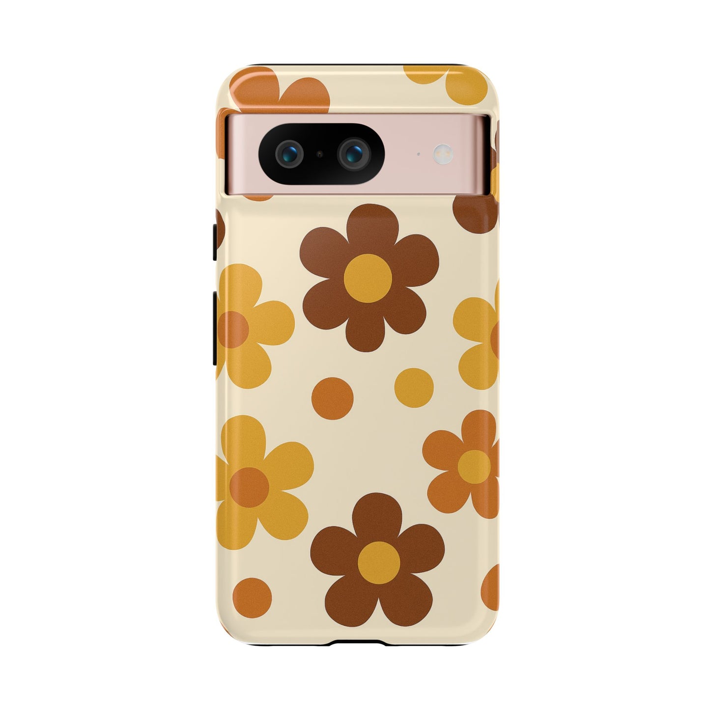 Flower Pattern Phone Case, Cute Phone Cover, Floral Design, Tough Phone Accessories, Gifts for Her, Boho Style Case