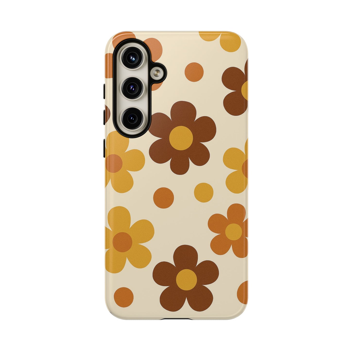 Flower Pattern Phone Case, Cute Phone Cover, Floral Design, Tough Phone Accessories, Gifts for Her, Boho Style Case